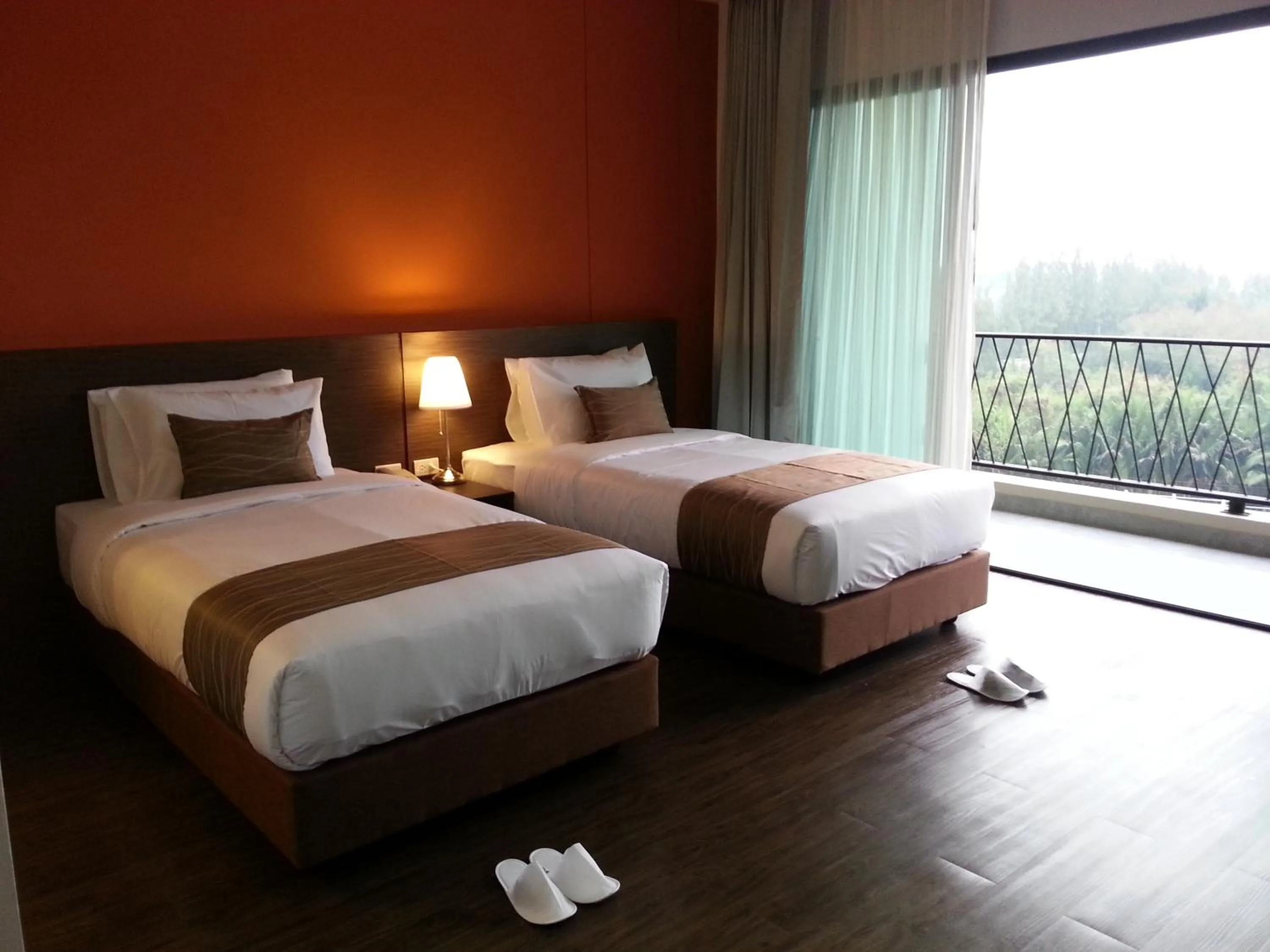 Bed in Coco View Hotel