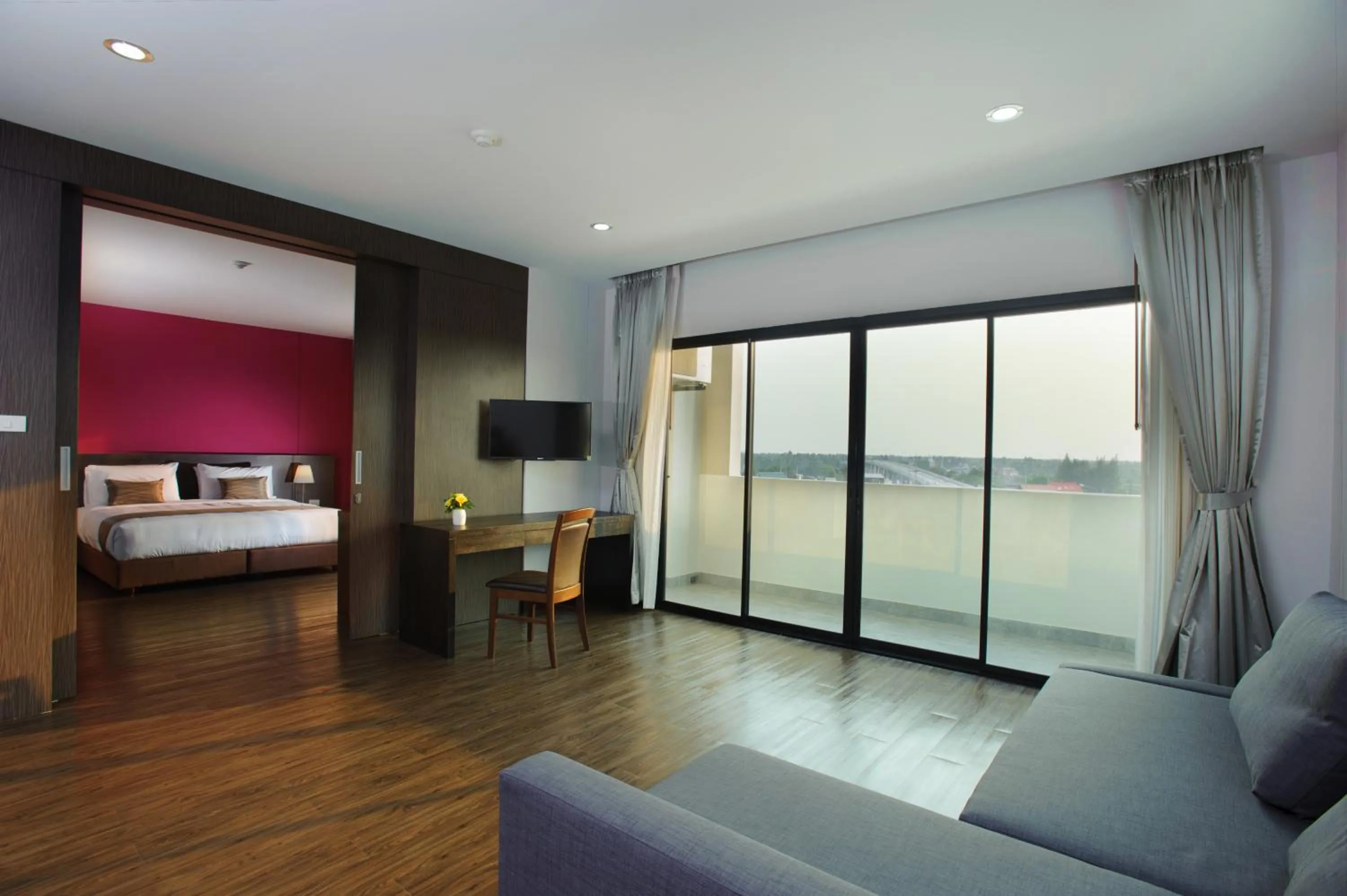 Bed in Coco View Hotel