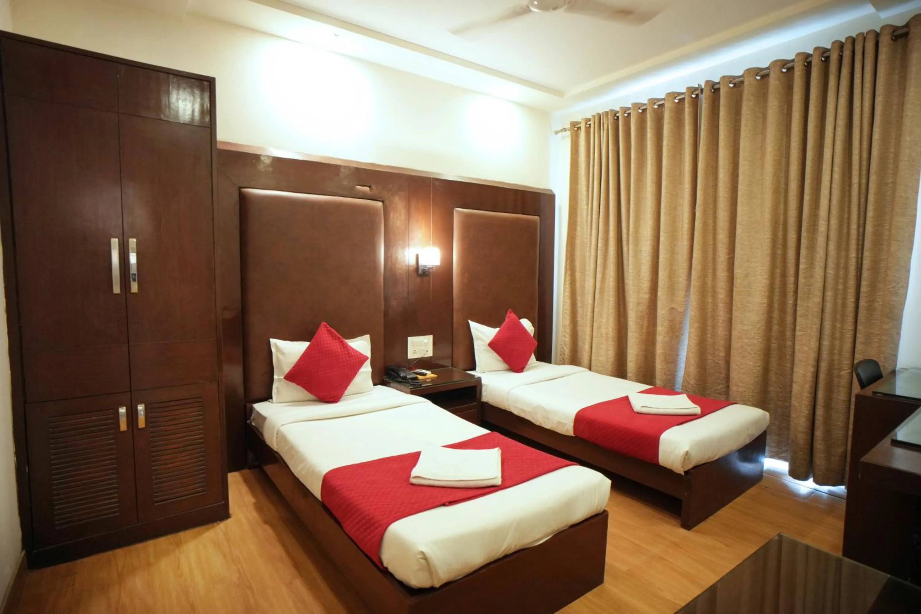 Bedroom, Bed in Hotel Haris MG Road Gurugram