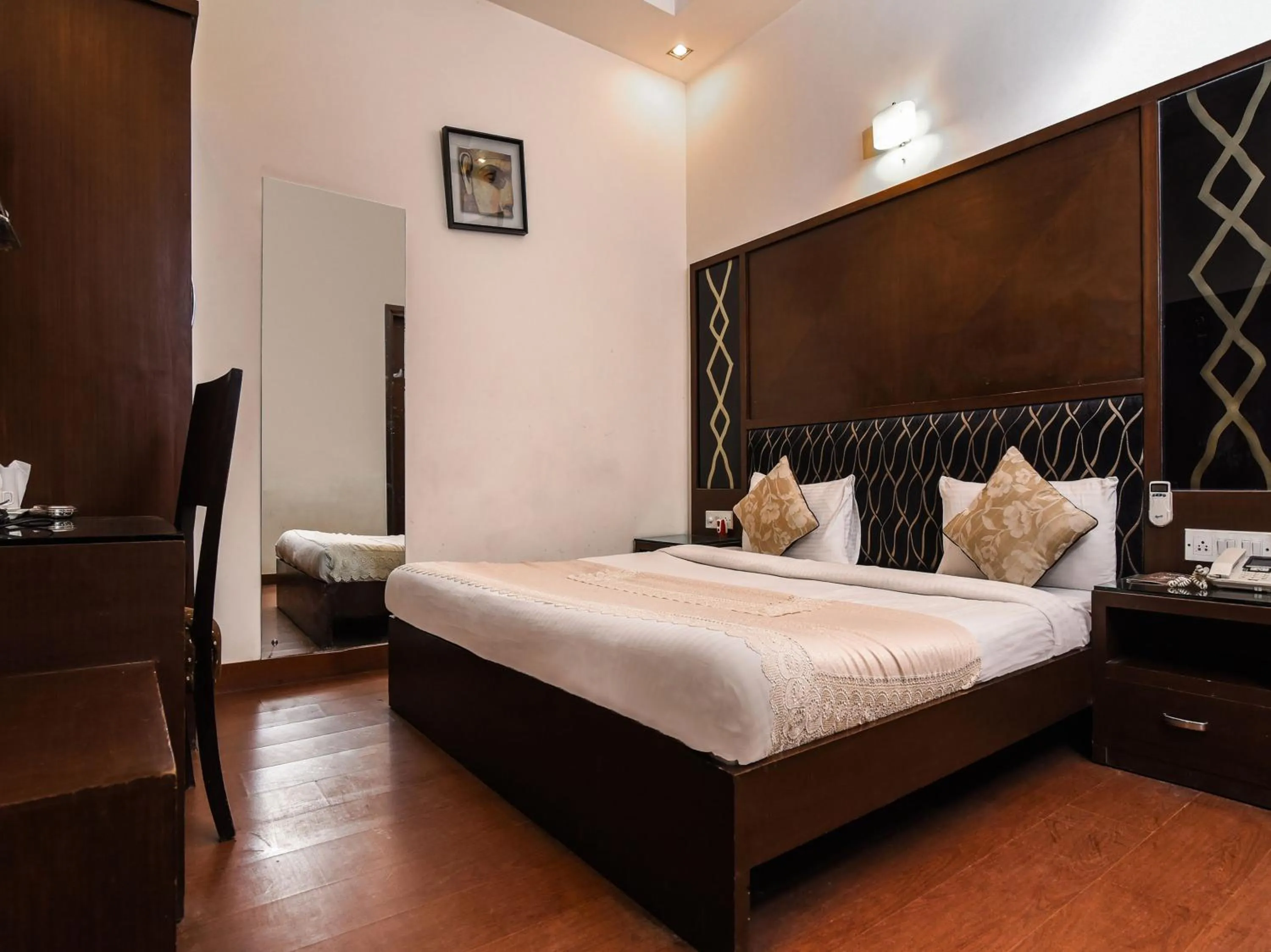 Bedroom, Bed in Hotel Haris MG Road Gurugram