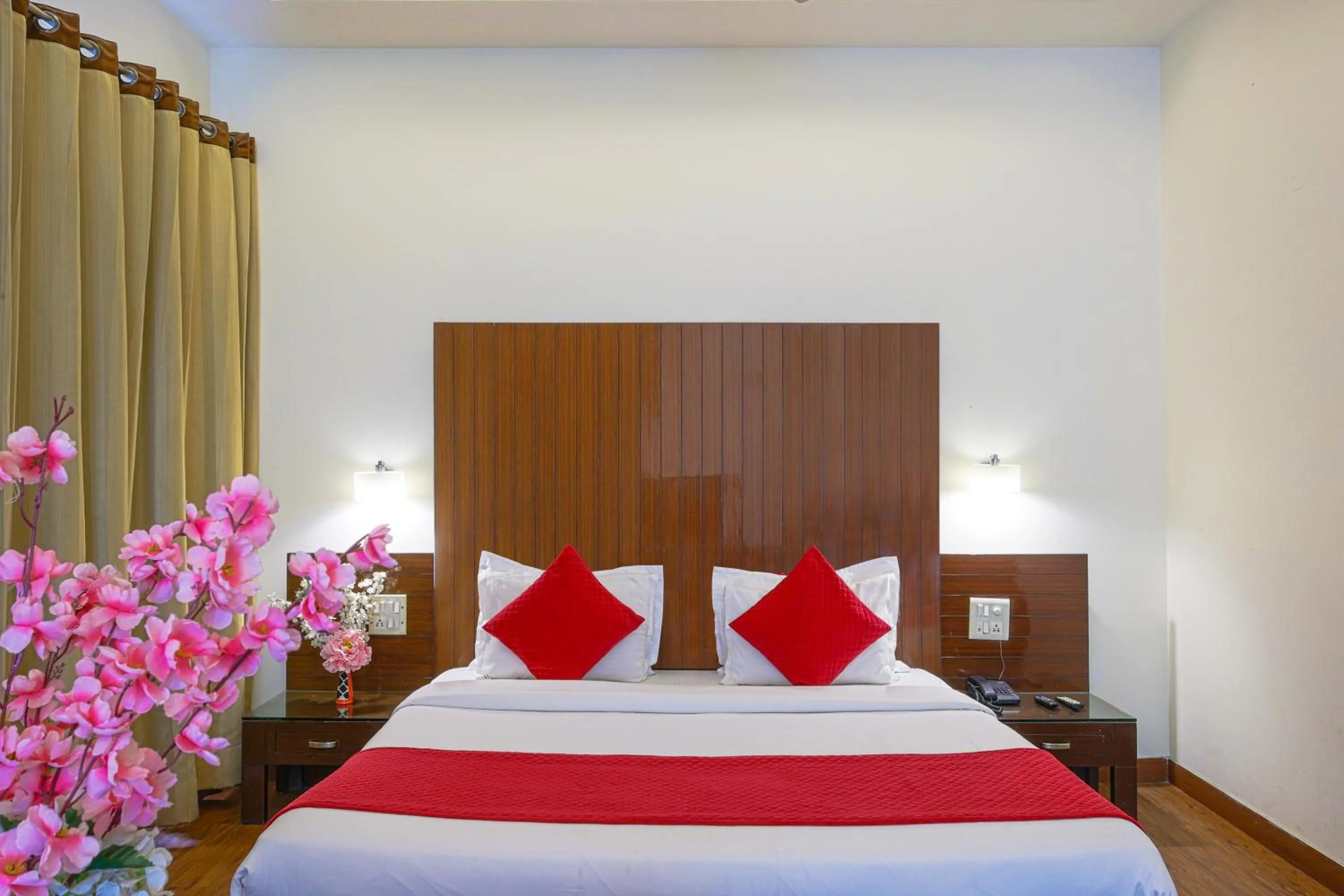 Bedroom, Bed in Hotel Haris MG Road Gurugram