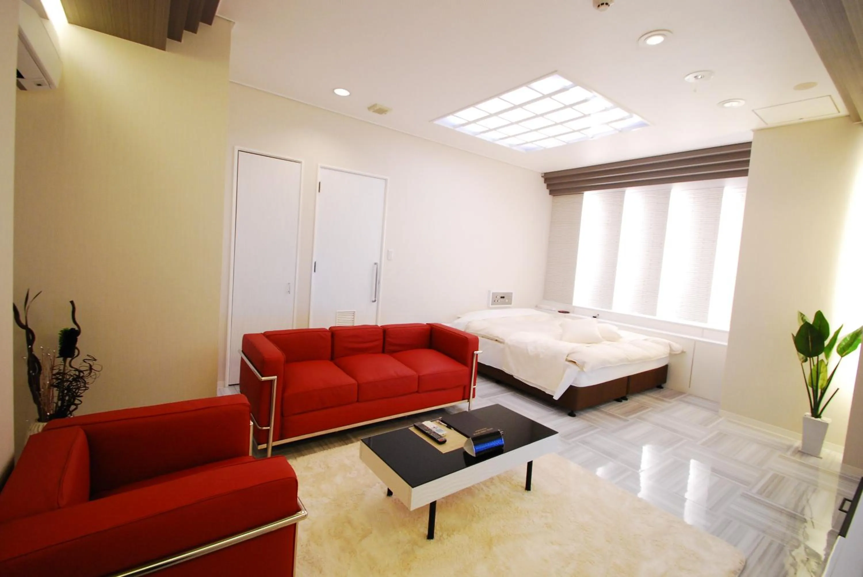 Bed in Hotel Free Style Okayama