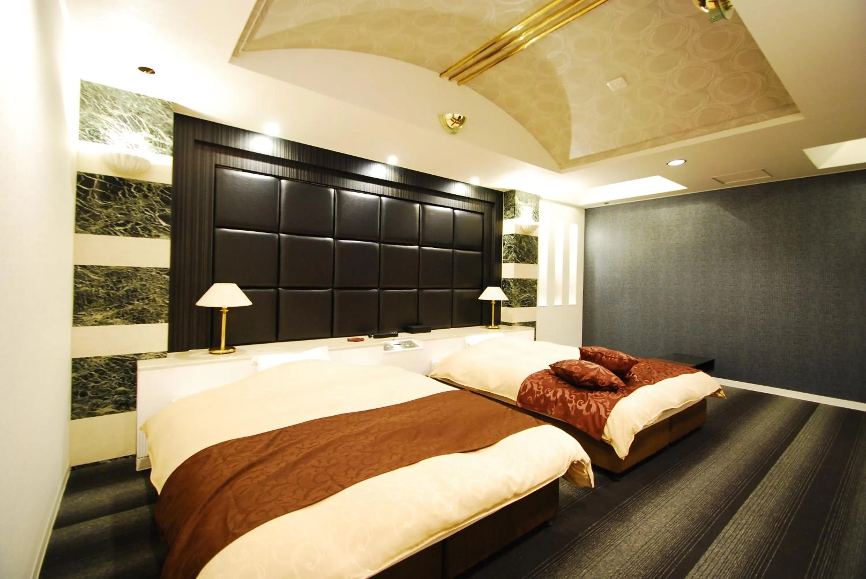 Bed in Hotel Free Style Okayama