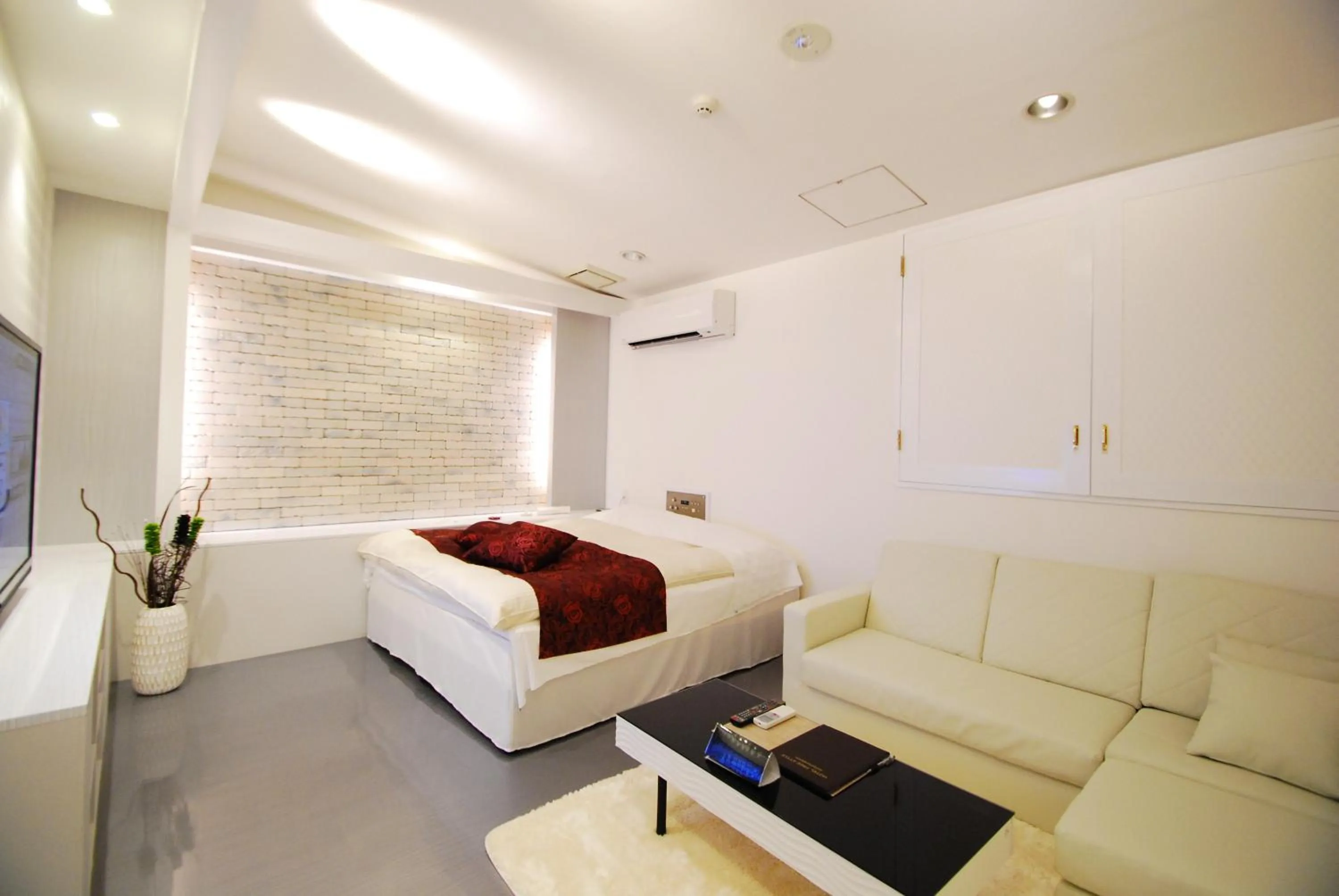 Bed in Hotel Free Style Okayama