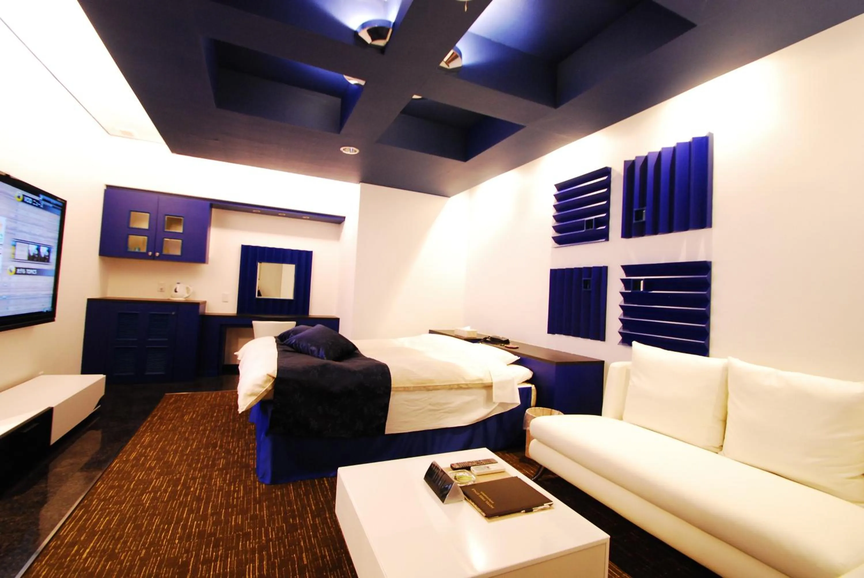 Bed in Hotel Free Style Okayama