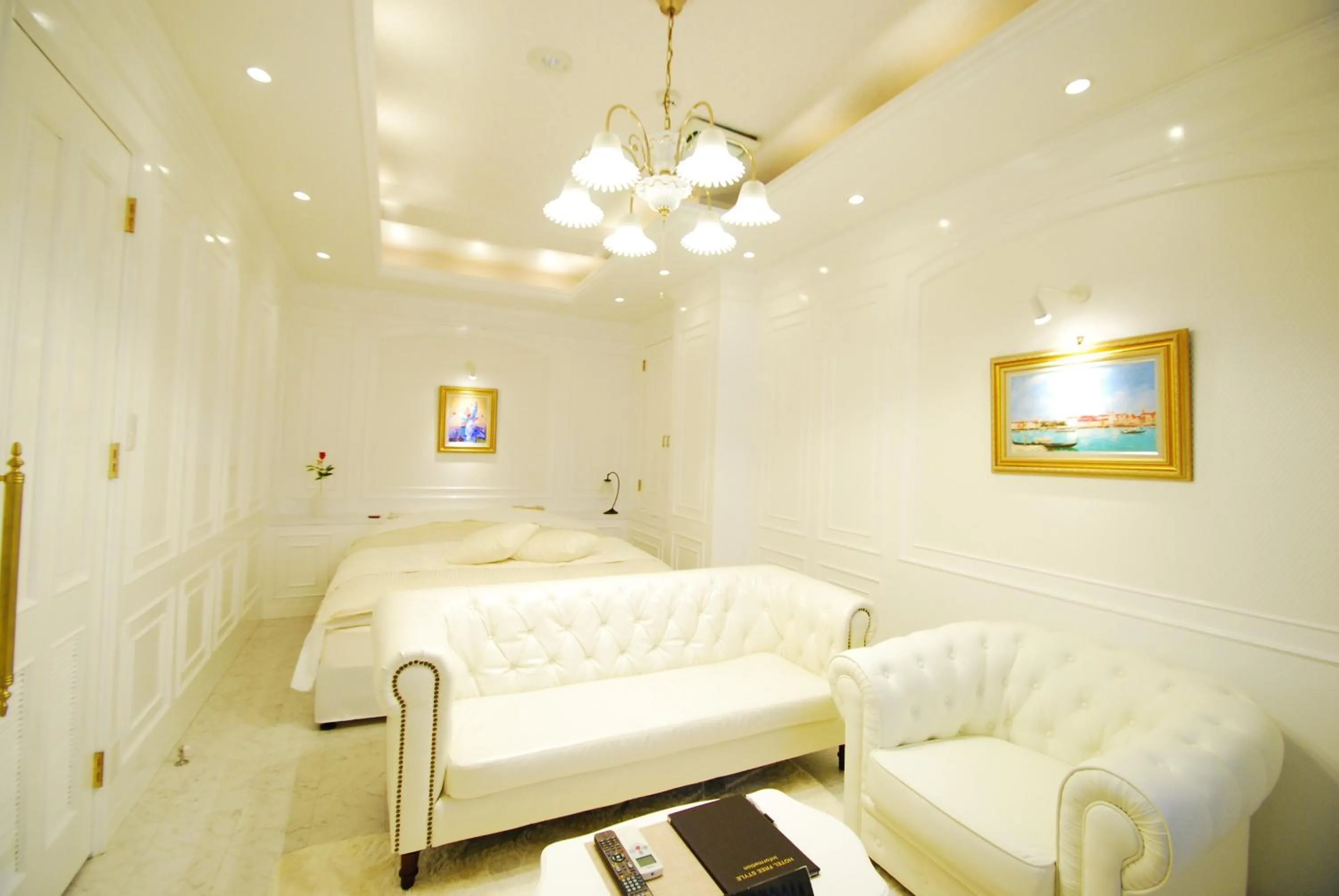 Bed in Hotel Free Style Okayama