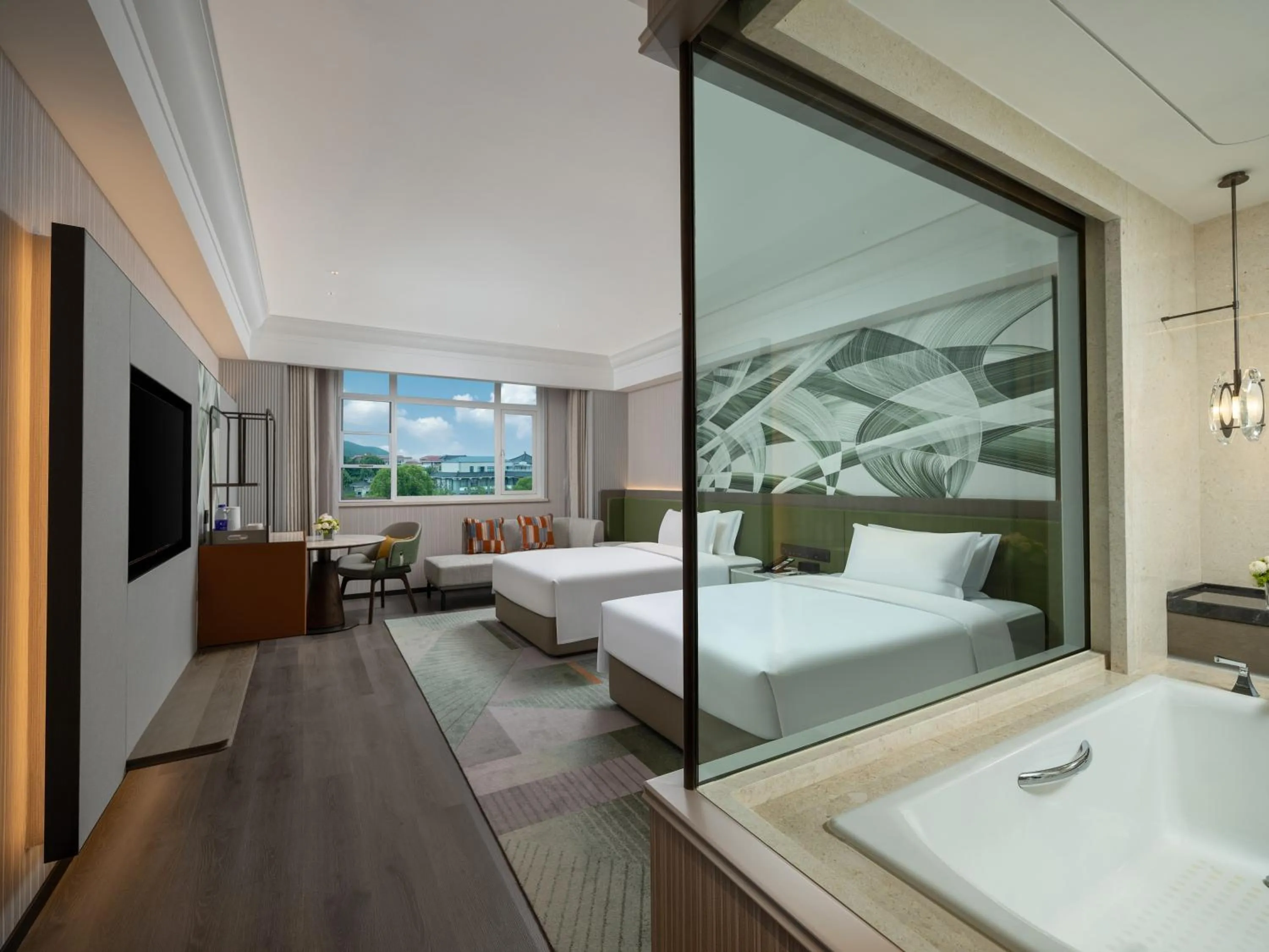 On site, Bed in Holiday Inn Xuzhou Yunquan by IHG