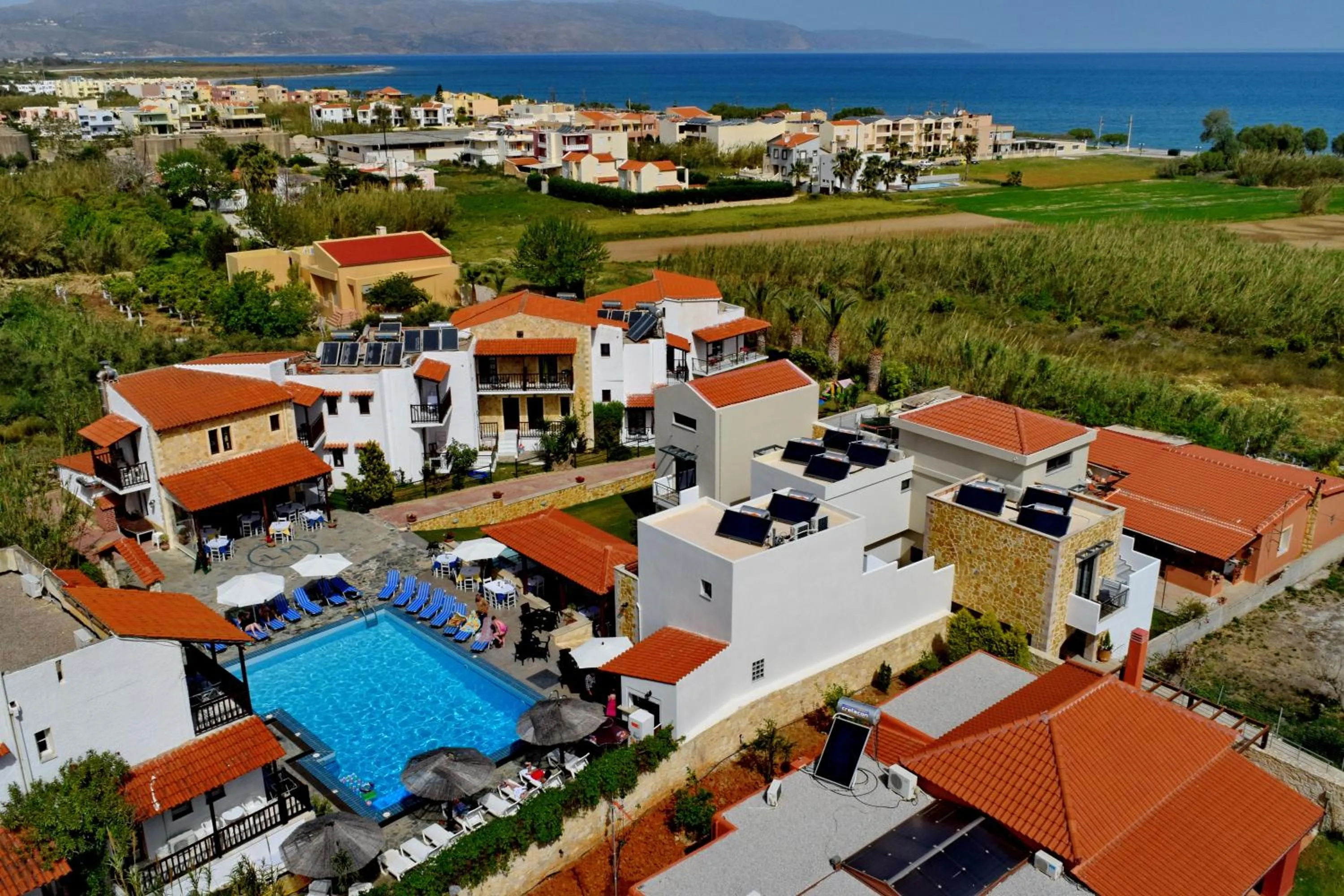 Bird's eye view in Ledra Maleme Hotel