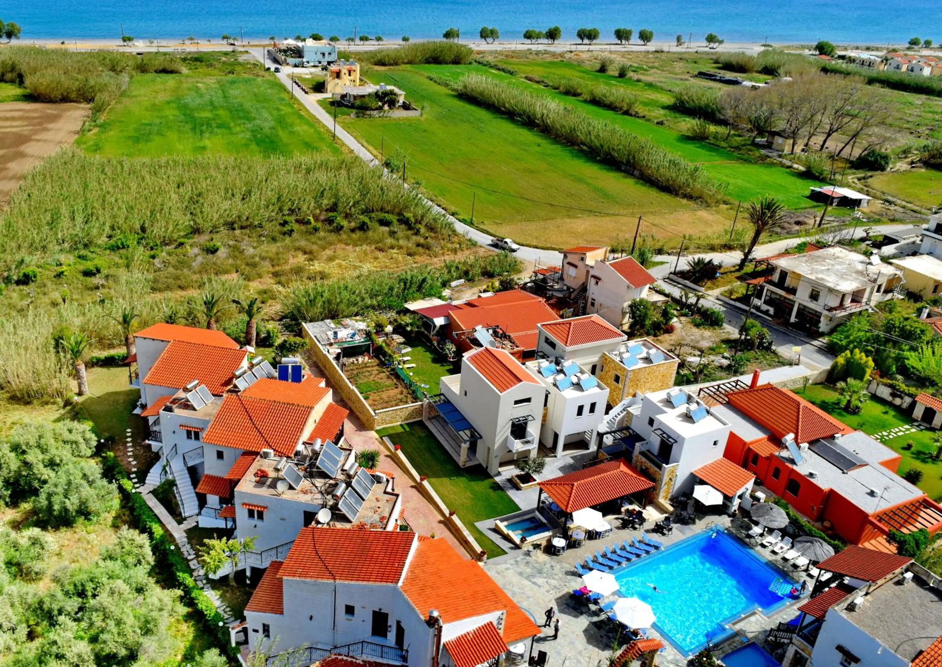 Bird's eye view in Ledra Maleme Hotel