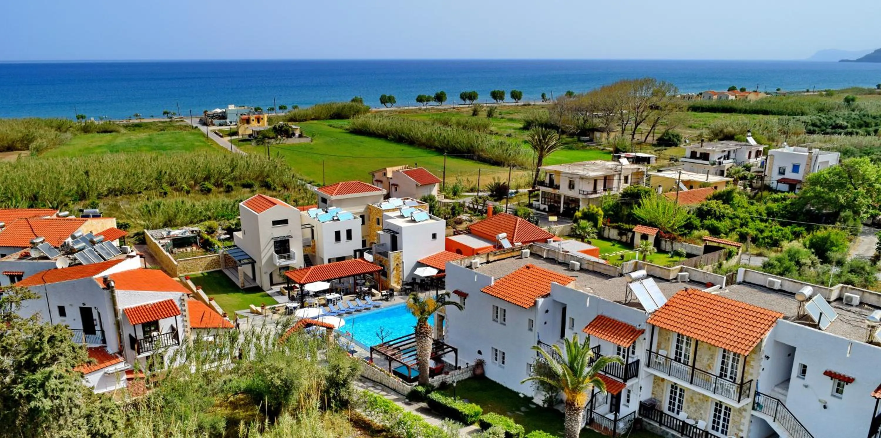 Bird's eye view in Ledra Maleme Hotel