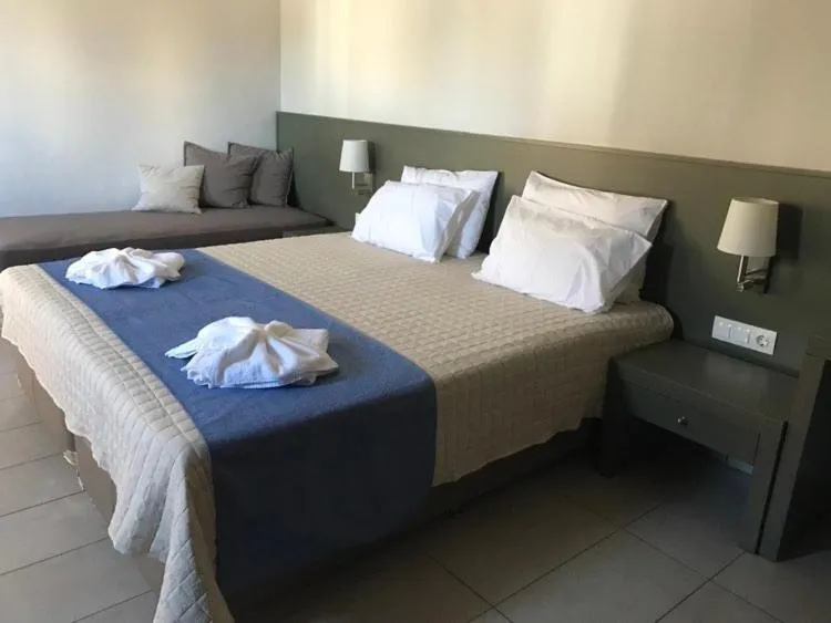 Bed in Ledra Maleme Hotel