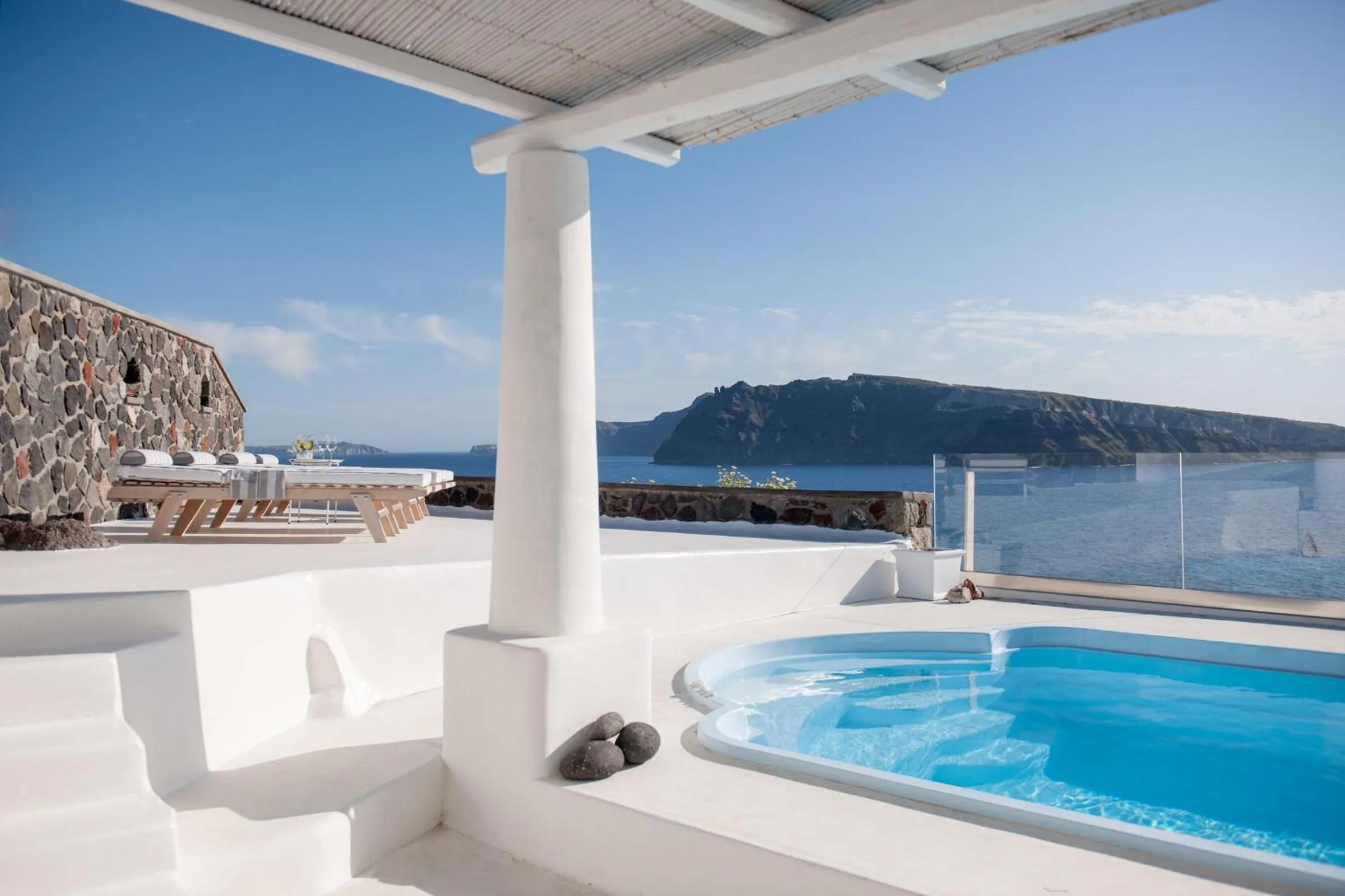 Balcony/Terrace in Ode Villa Oia Caldera & Sunset View