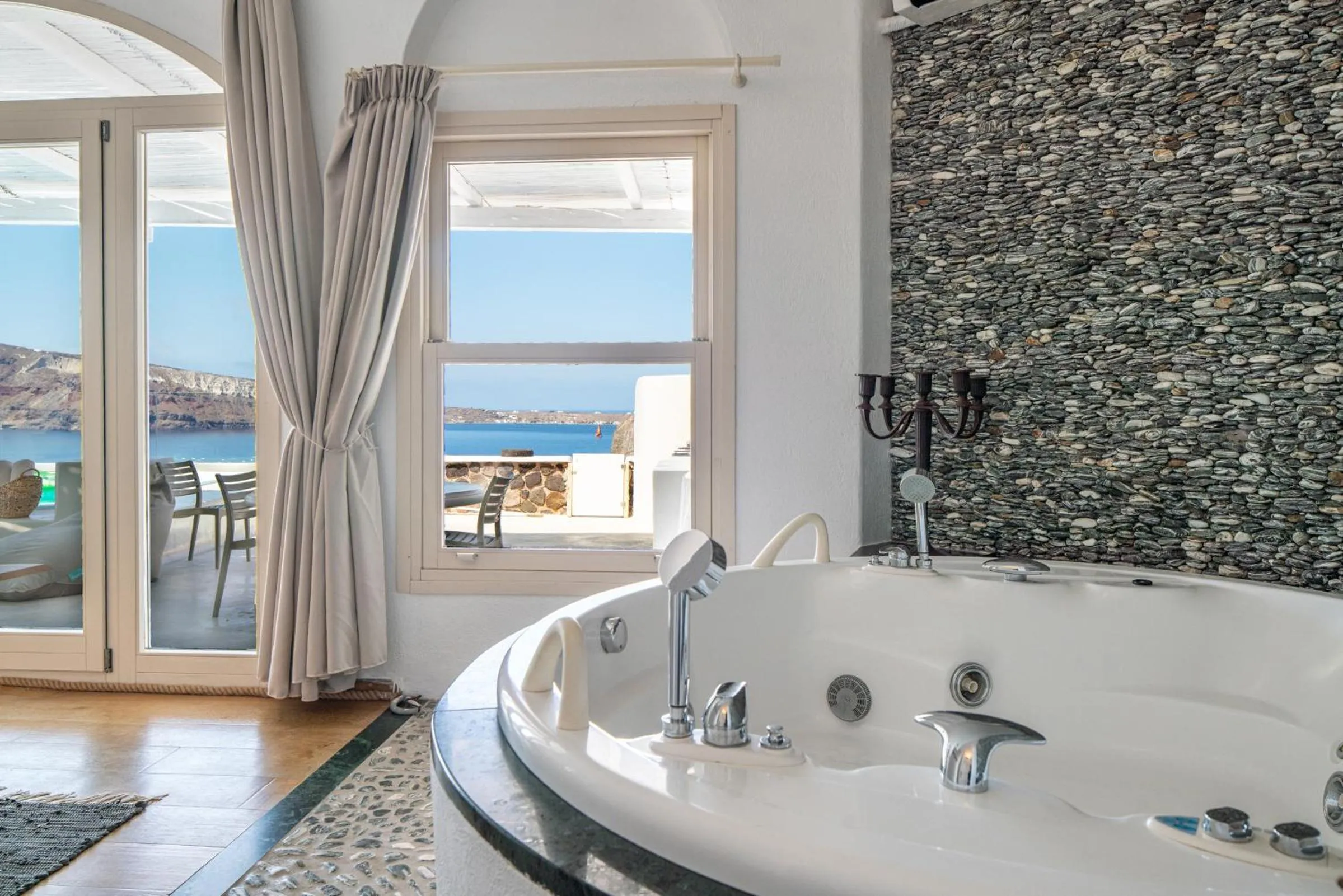 Bedroom in Ode Villa Oia Caldera & Sunset View