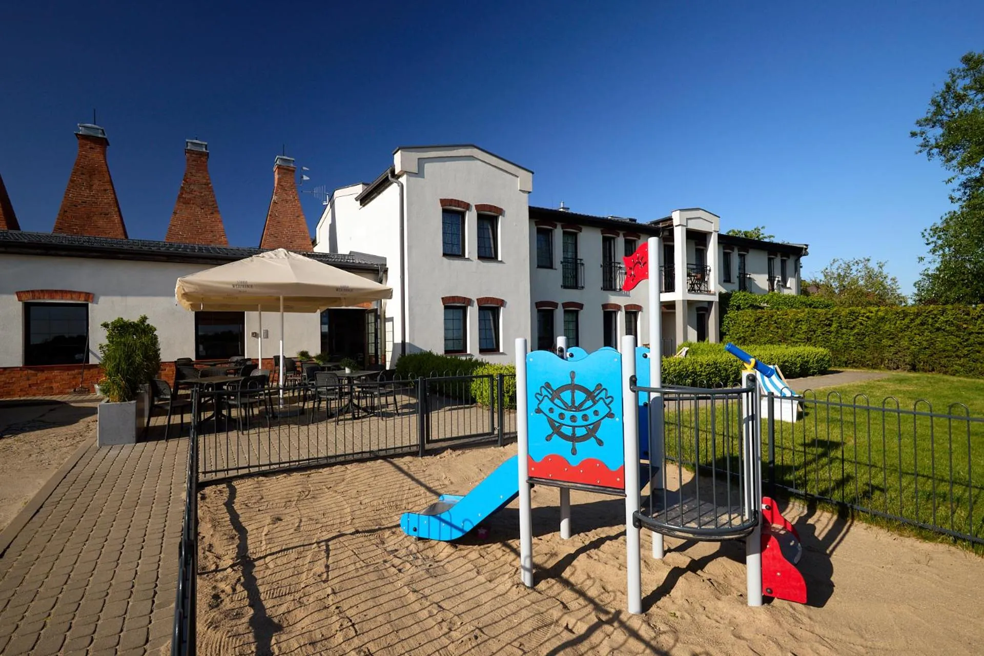 Children play ground in Kurort Stara Wędzarnia
