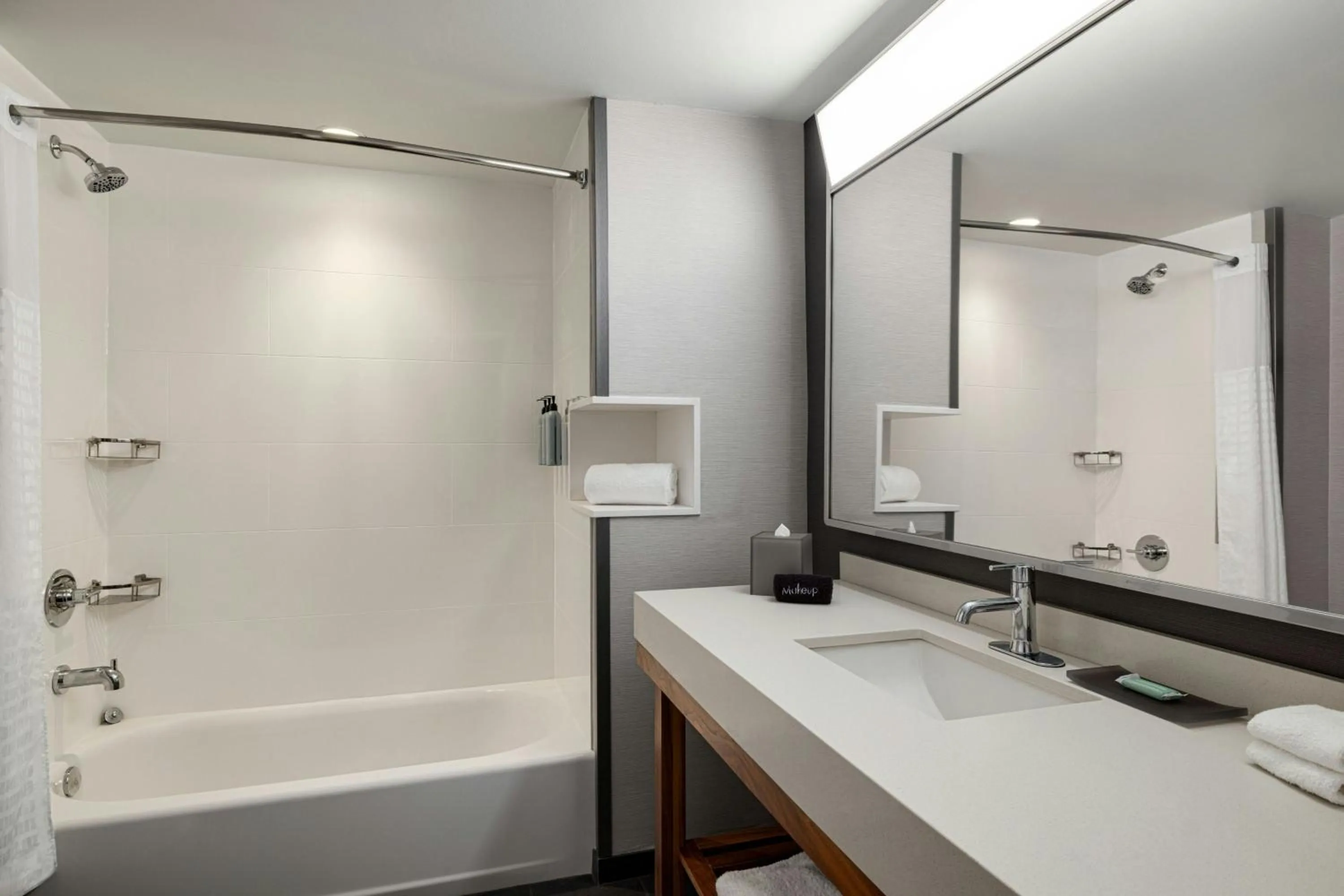 Bathroom in Courtyard by Marriott Starkville MSU at The Mill Conference Center