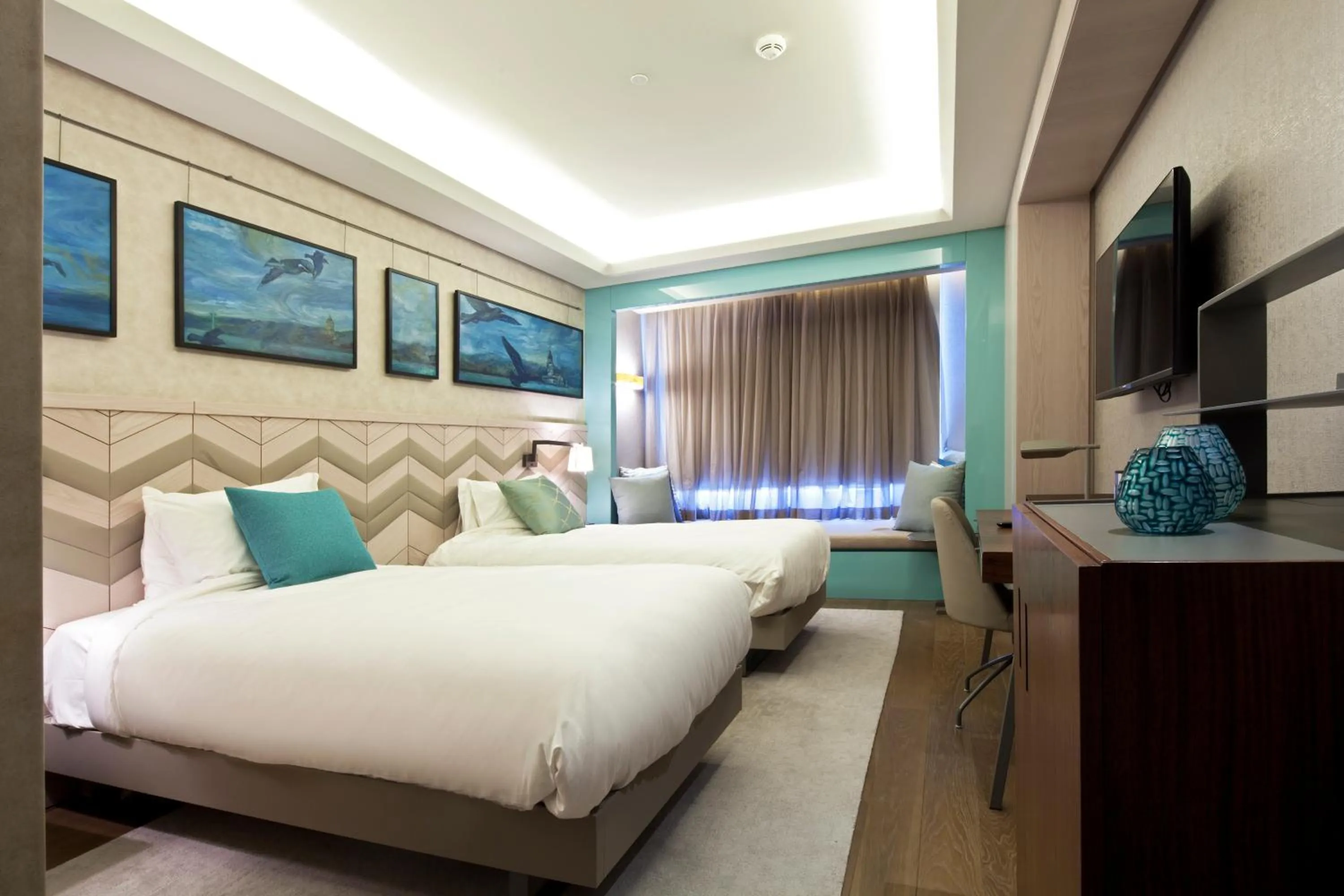 TV and multimedia, Bed in Naz City Hotel Taksim - Special Category