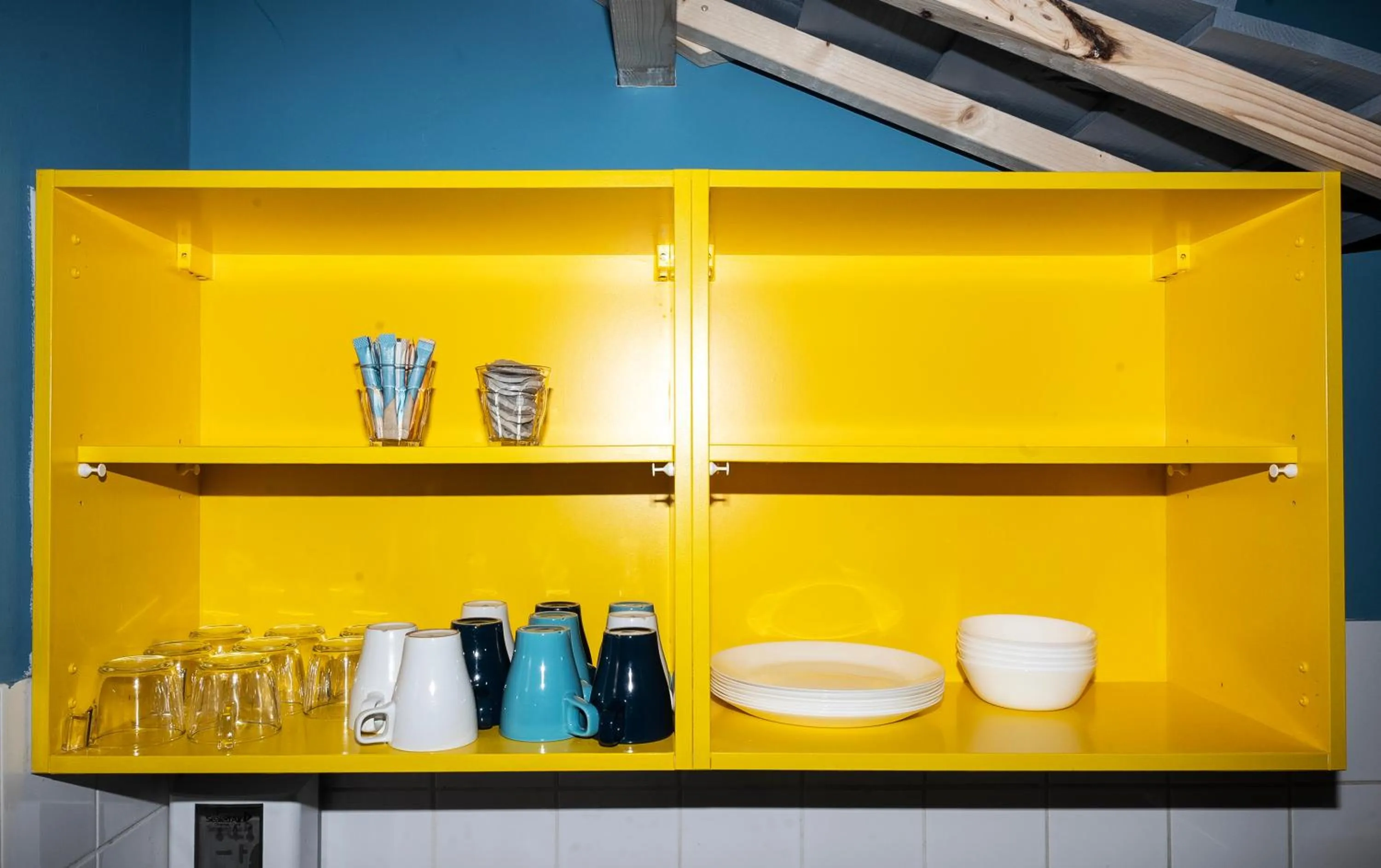 Kitchen or kitchenette in Amsterdam Teleport Hotel