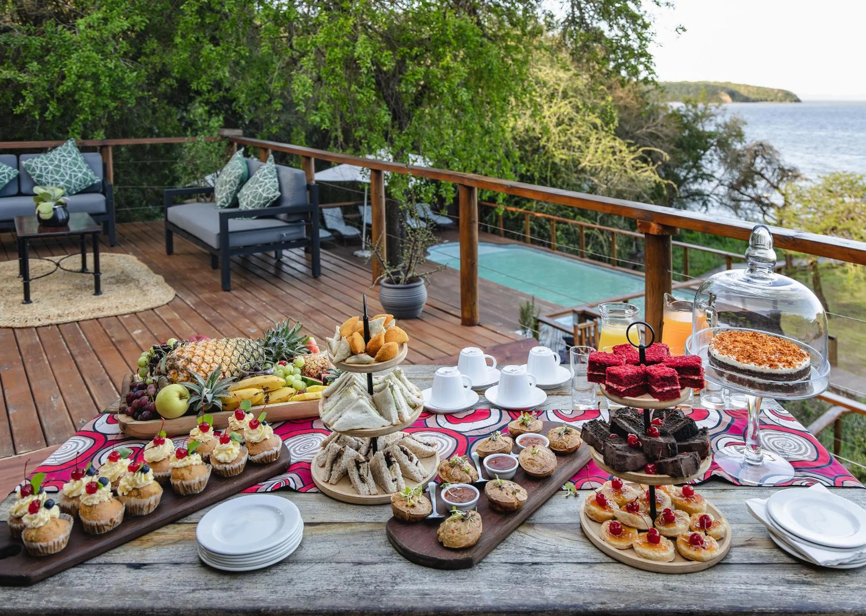 Patio in Malkoha Lake St Lucia
