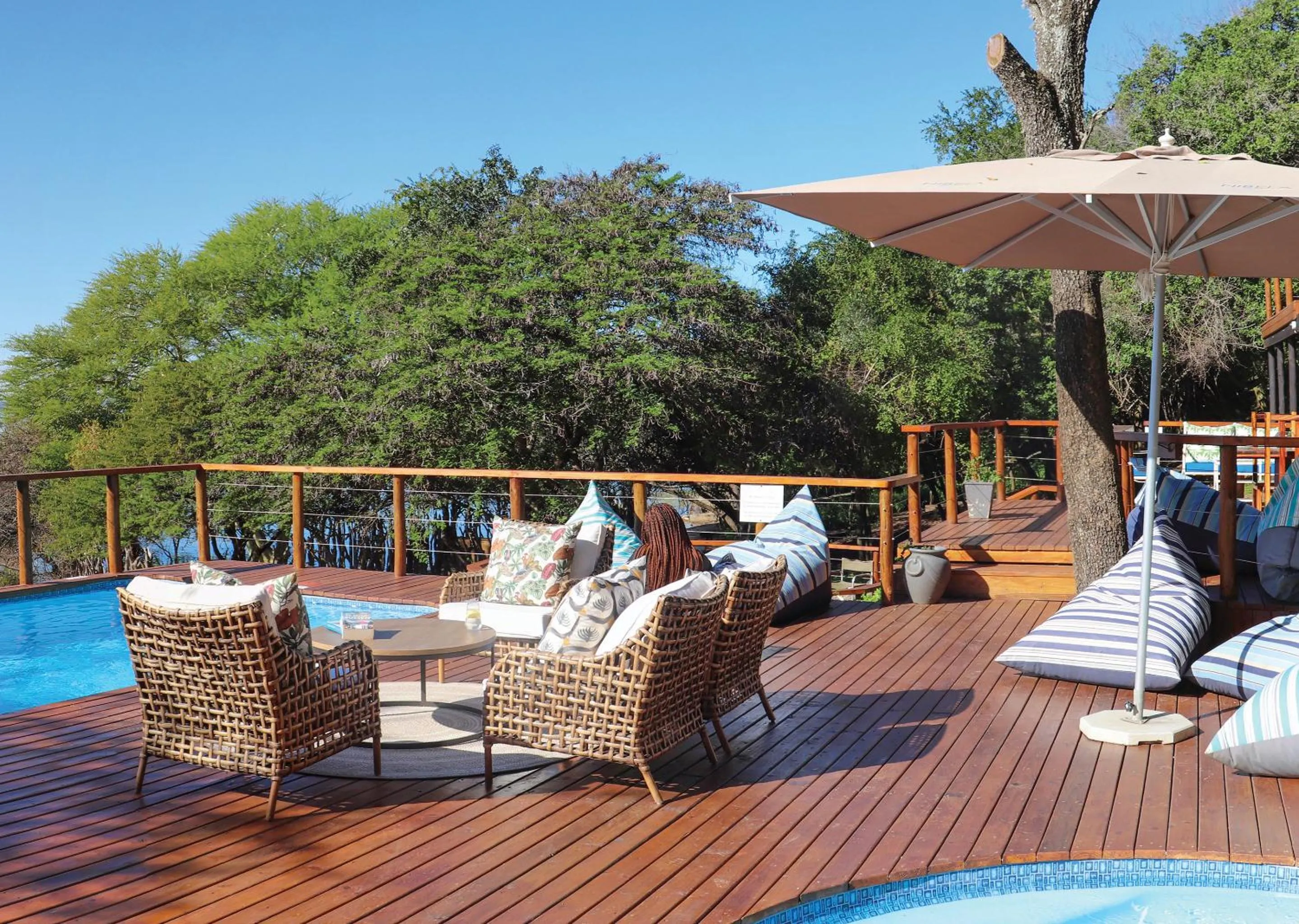 Patio in Malkoha Lake St Lucia