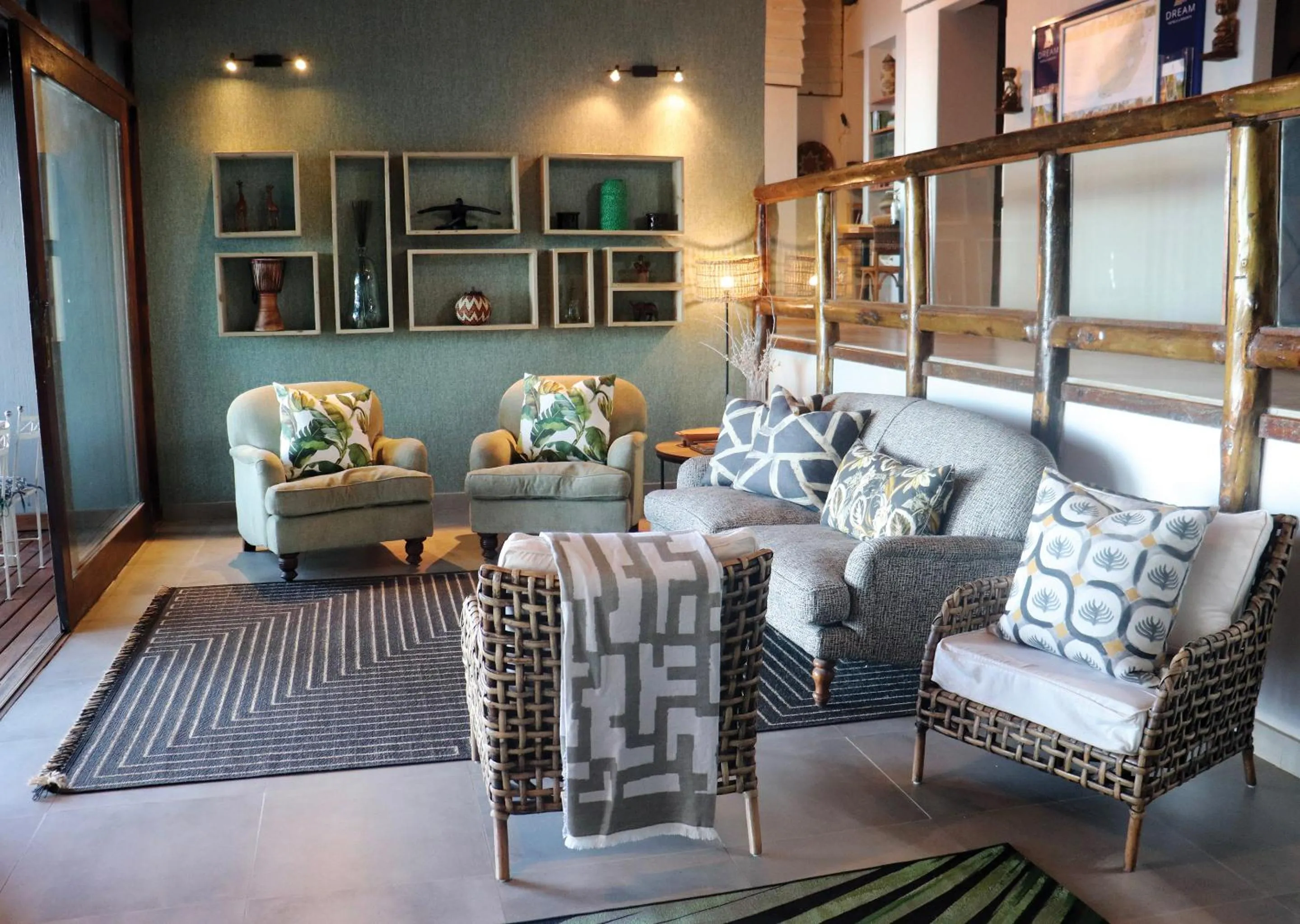 Lobby or reception in Malkoha Lake St Lucia