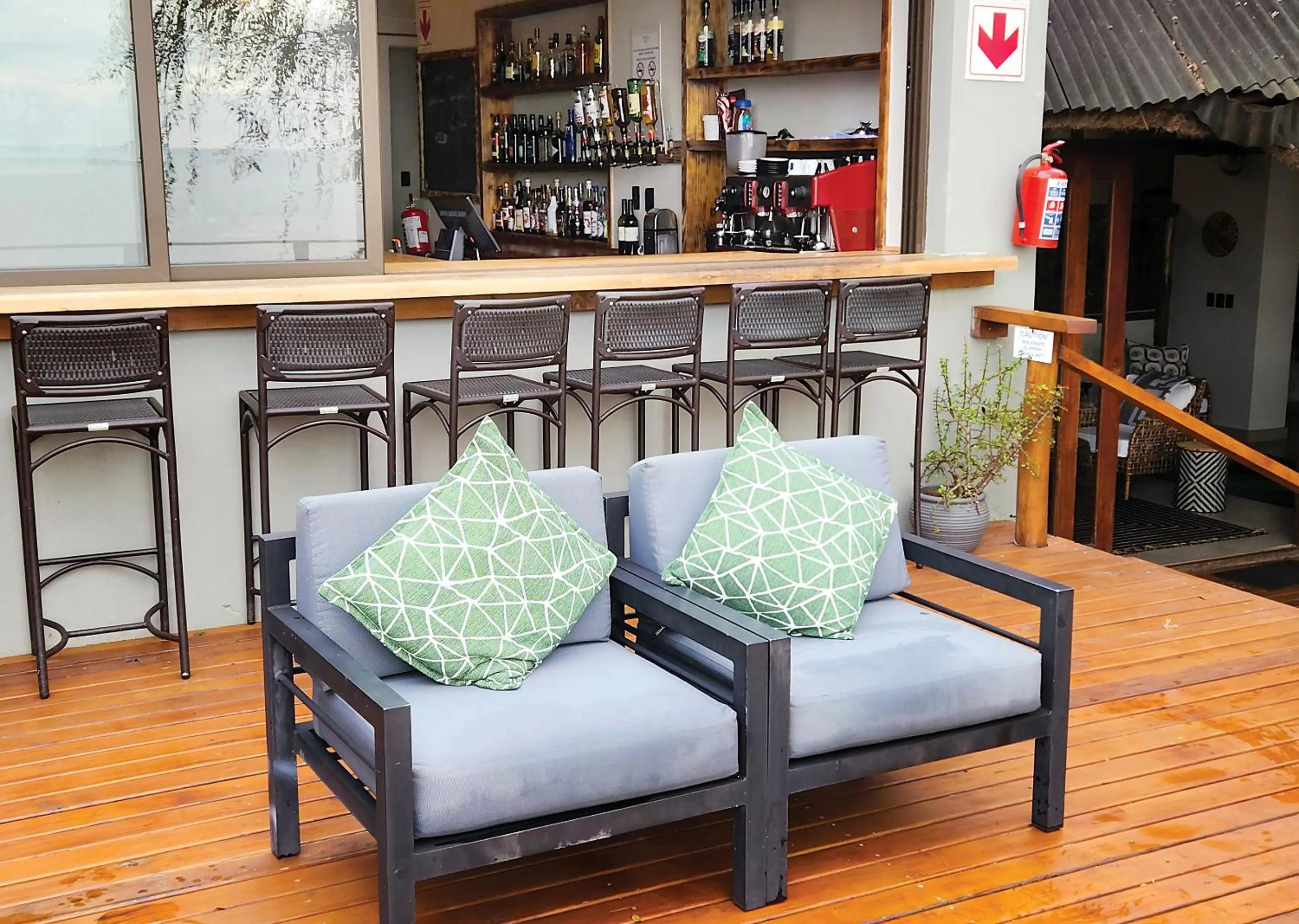 Patio in Malkoha Lake St Lucia