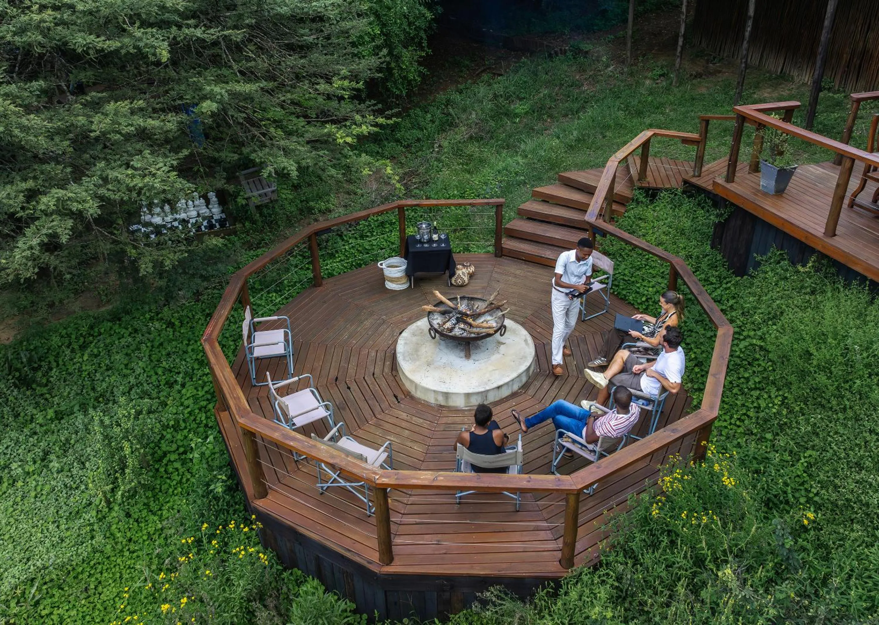 Patio in Malkoha Lake St Lucia