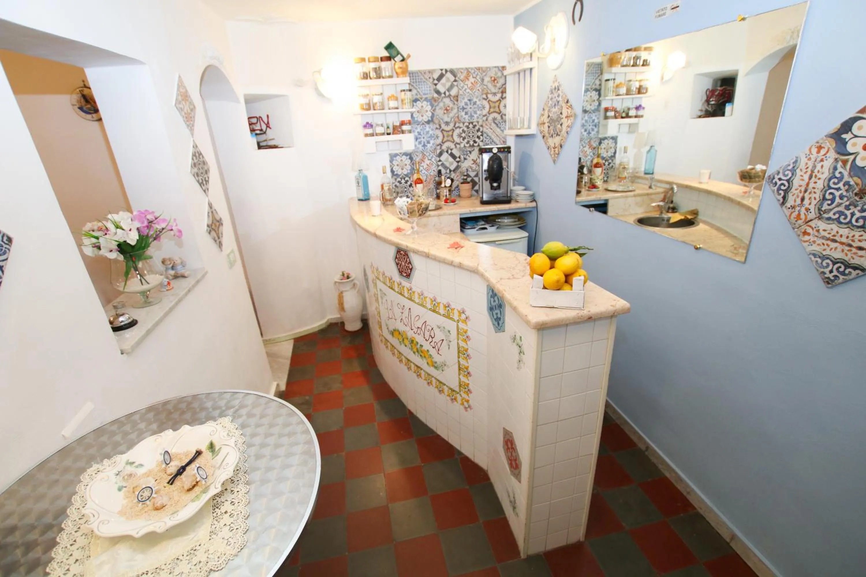 Lounge or bar in La Zagara B&B