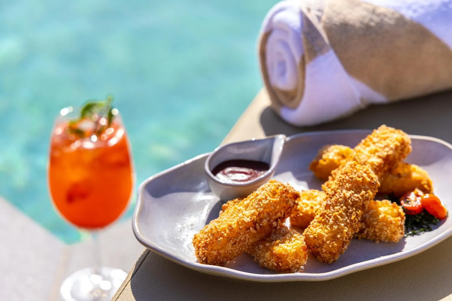 Food and drinks in Sais Beach Living Hotel