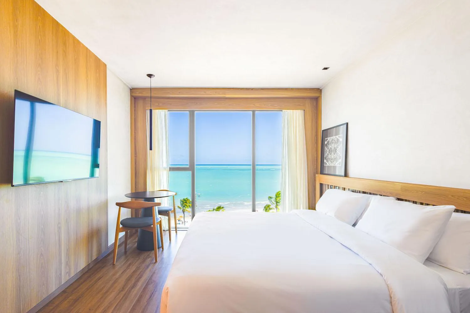 View (from property/room), Bed in Sais Beach Living Hotel