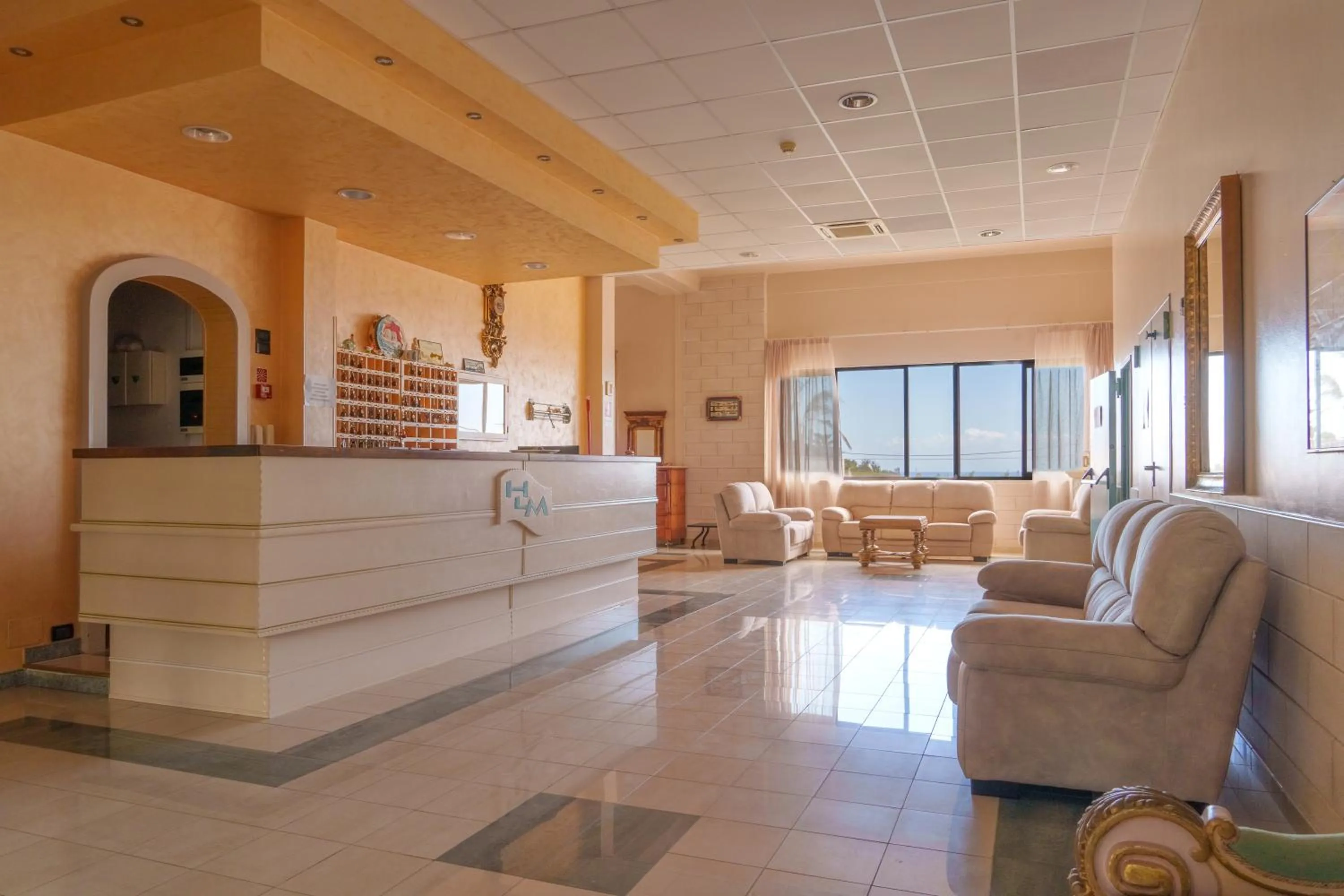 Lobby or reception in Hotel Le Macine