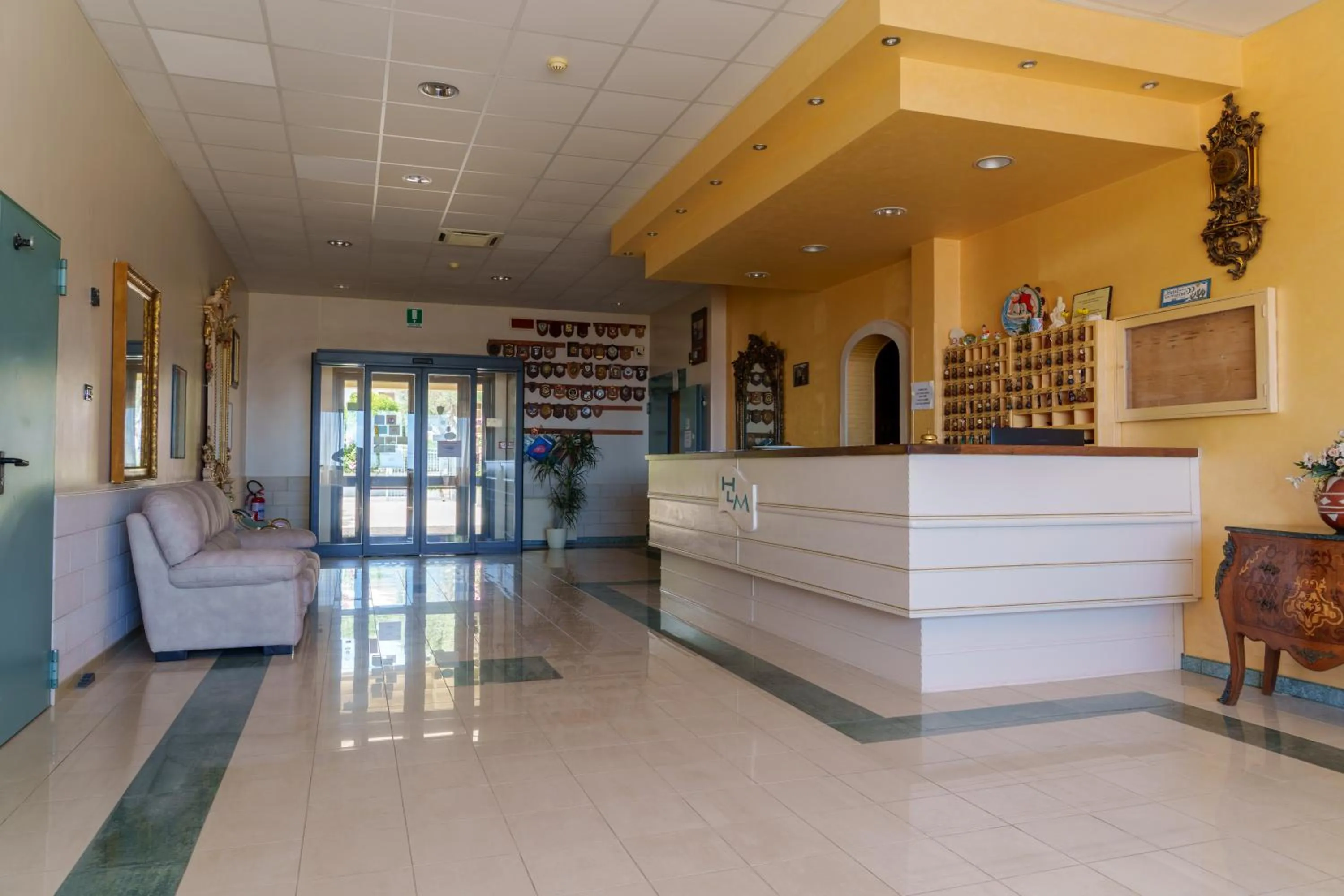 Lobby or reception in Hotel Le Macine