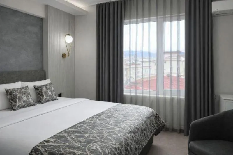 Bedroom, Bed in Medi Otel