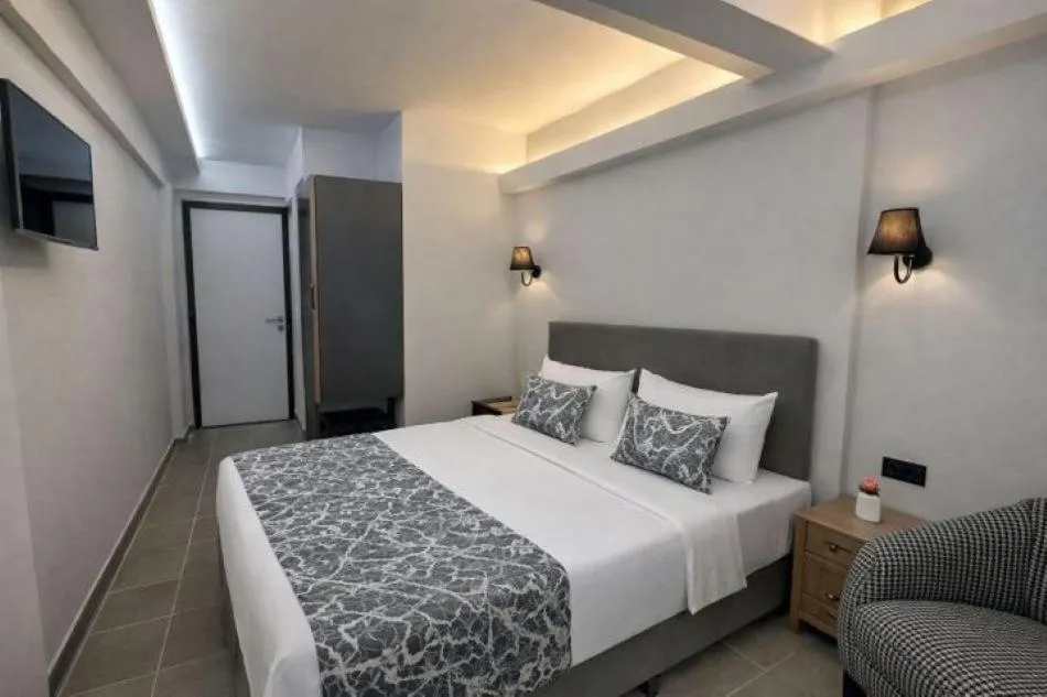 Bedroom, Bed in Medi Otel