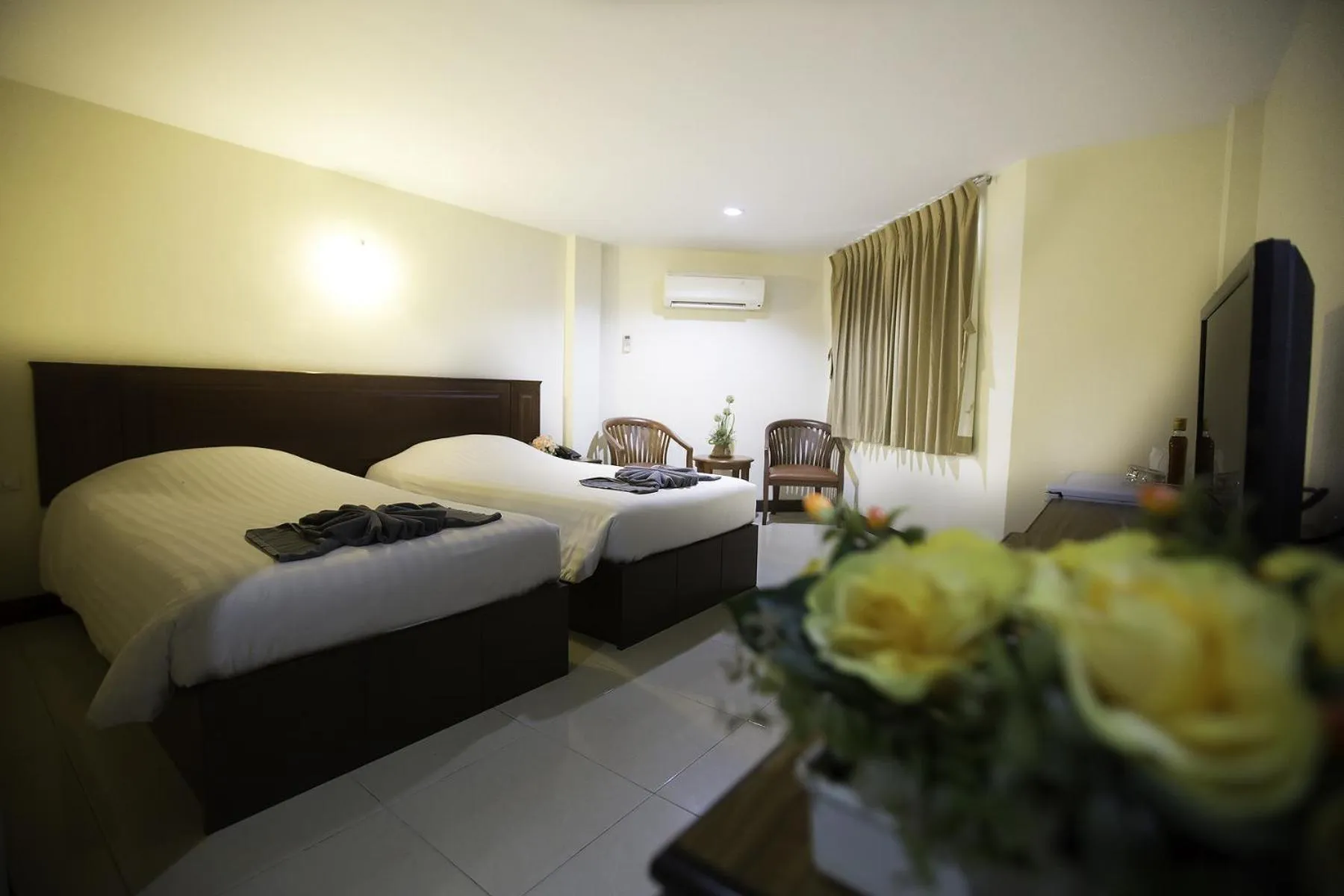 Photo of the whole room, Bed in Twin Palms Resort Pattaya, SHA Extra Plus Certified