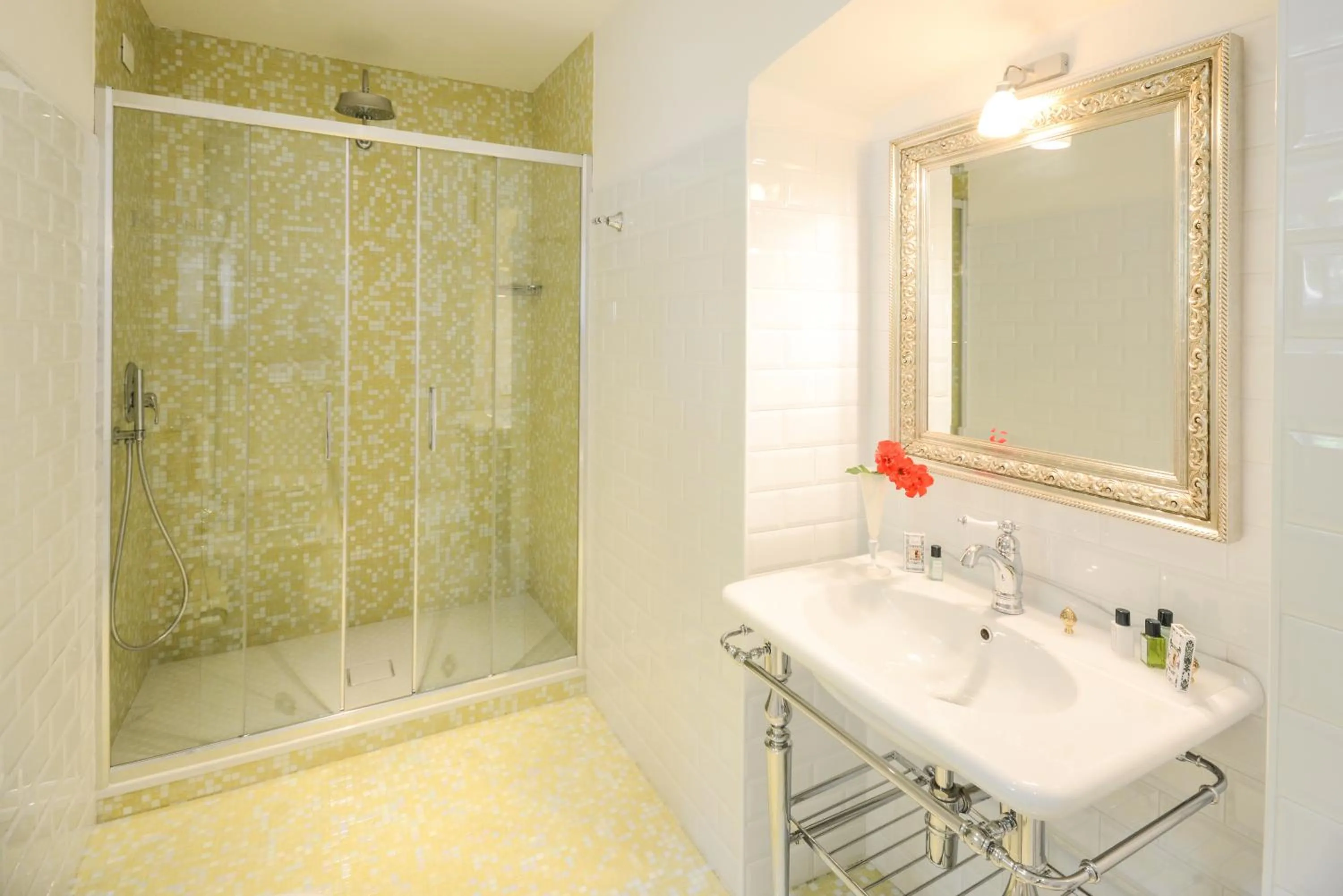 Shower in Hotel Villa Rosenhof 1893