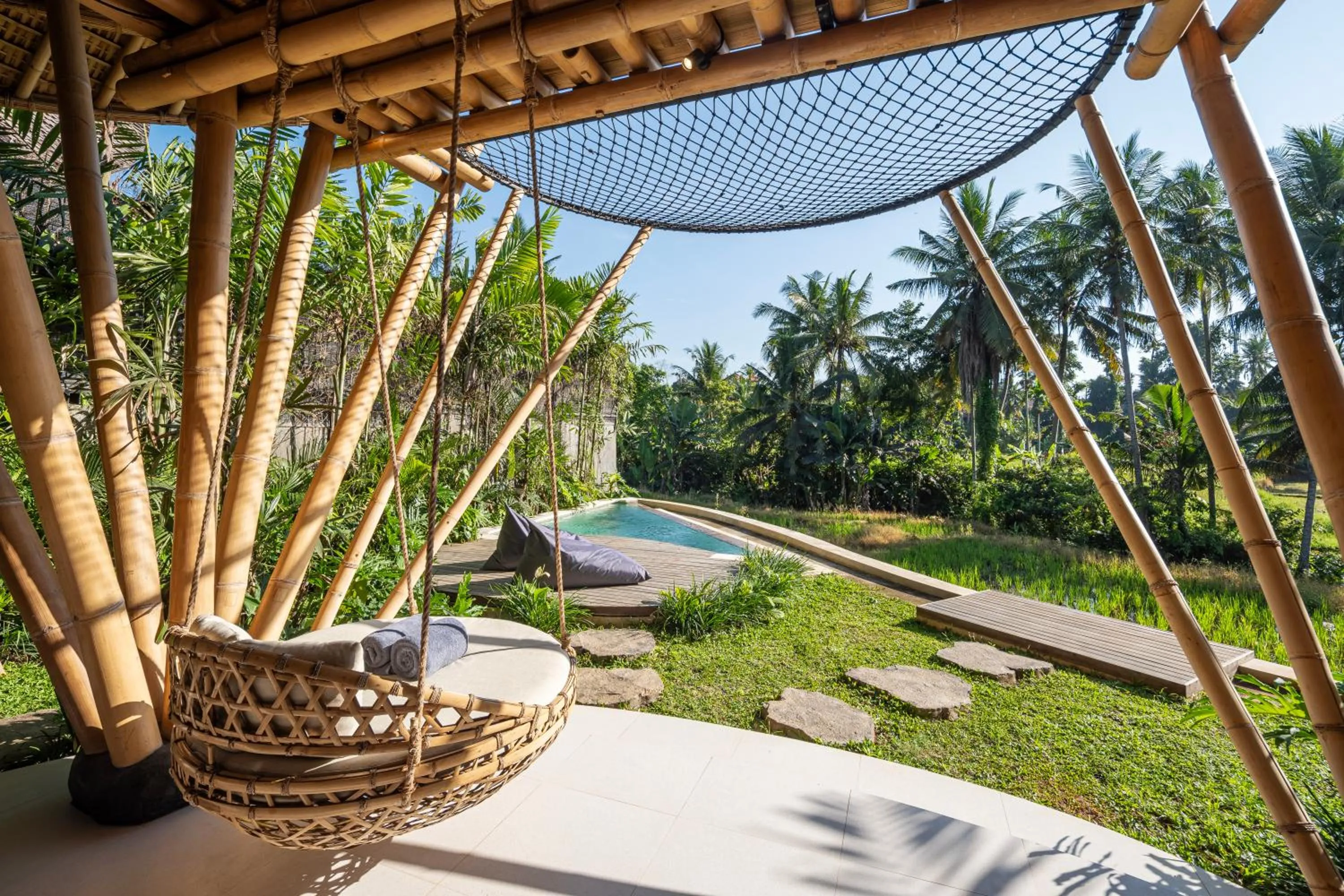 Swimming pool in Emana Bambooscape
