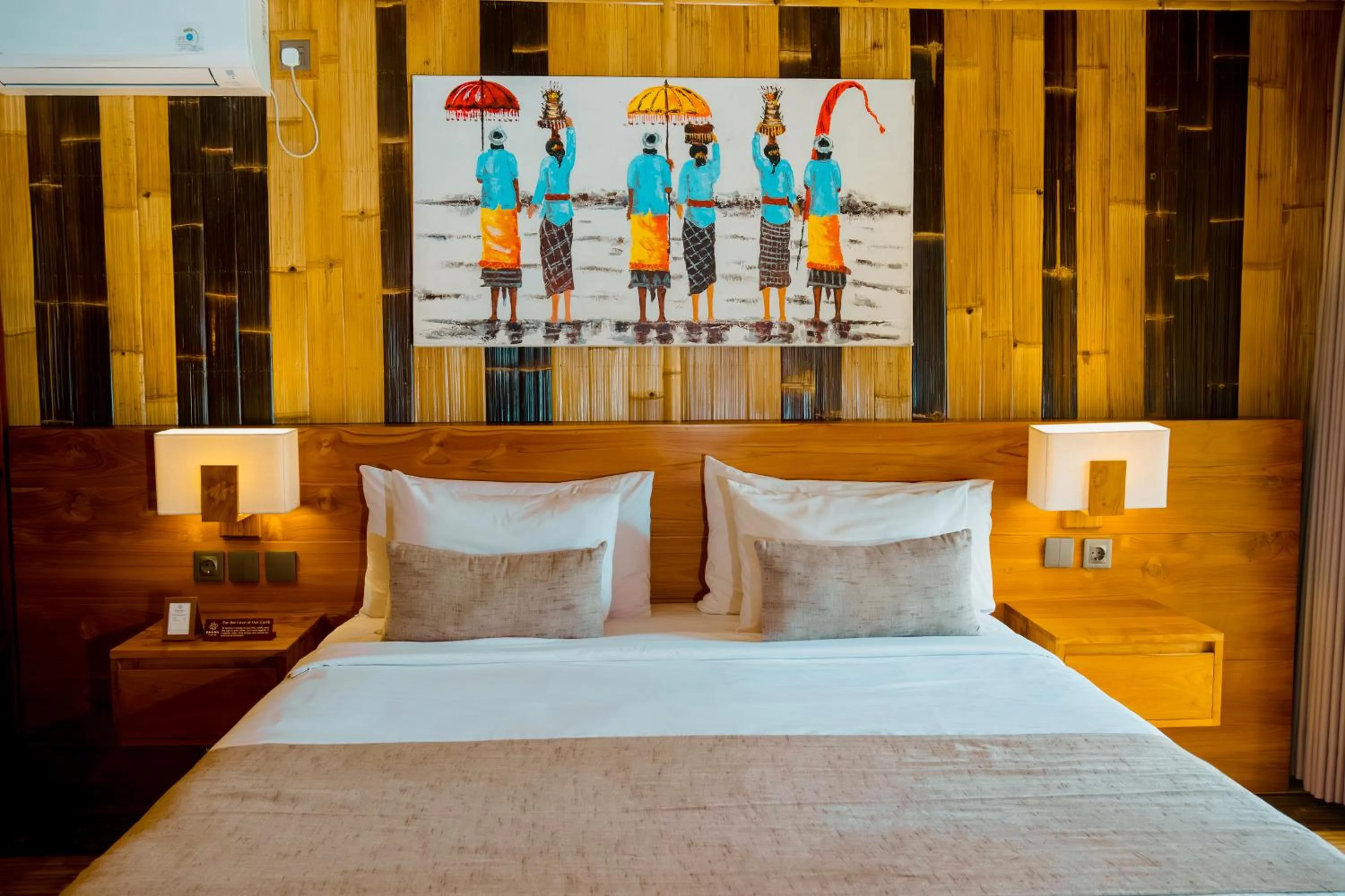 Bed in Emana Bambooscape