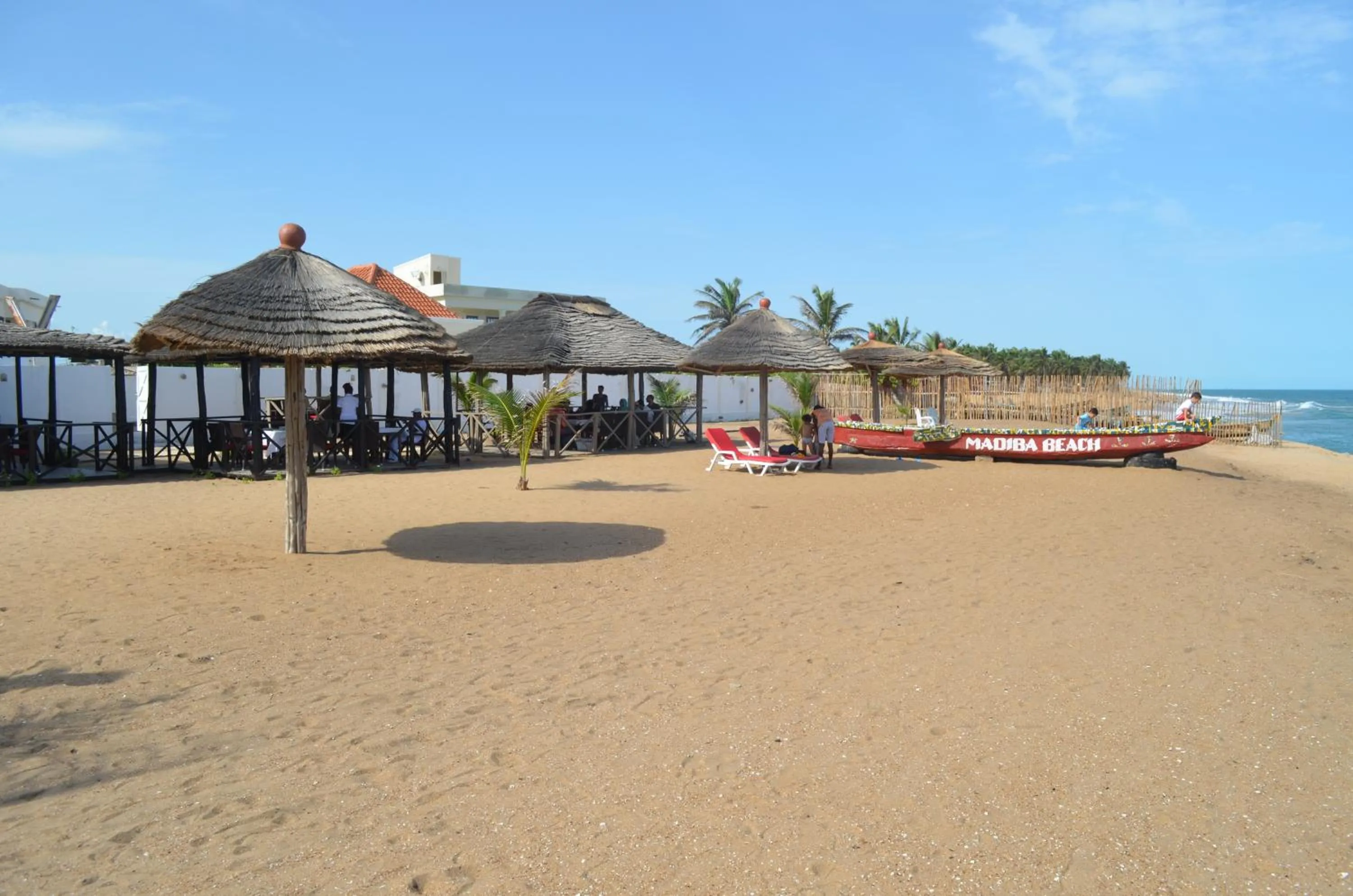 Beach in Hôtel Résidence Madiba