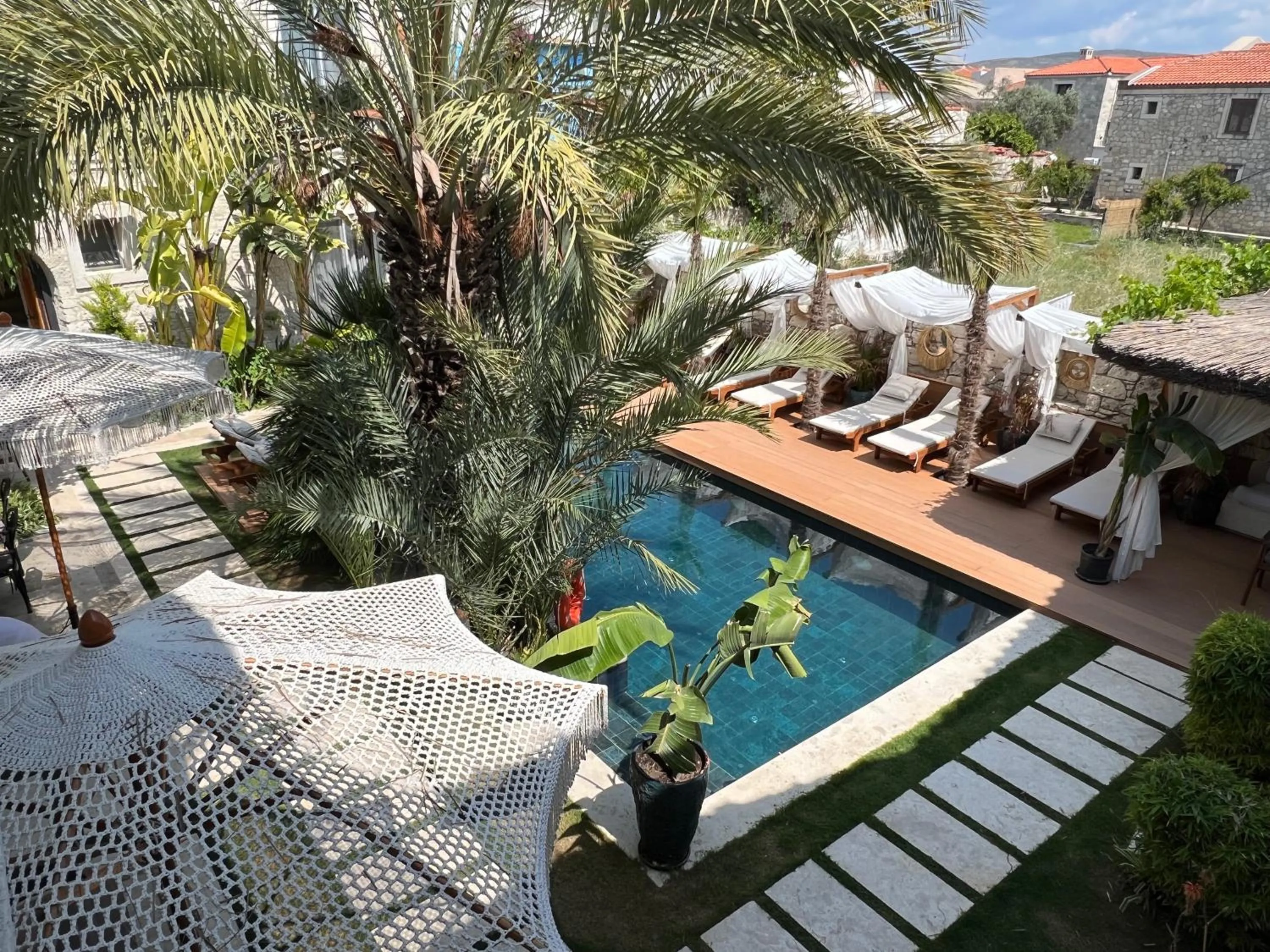 Garden view in The ABC Hotel