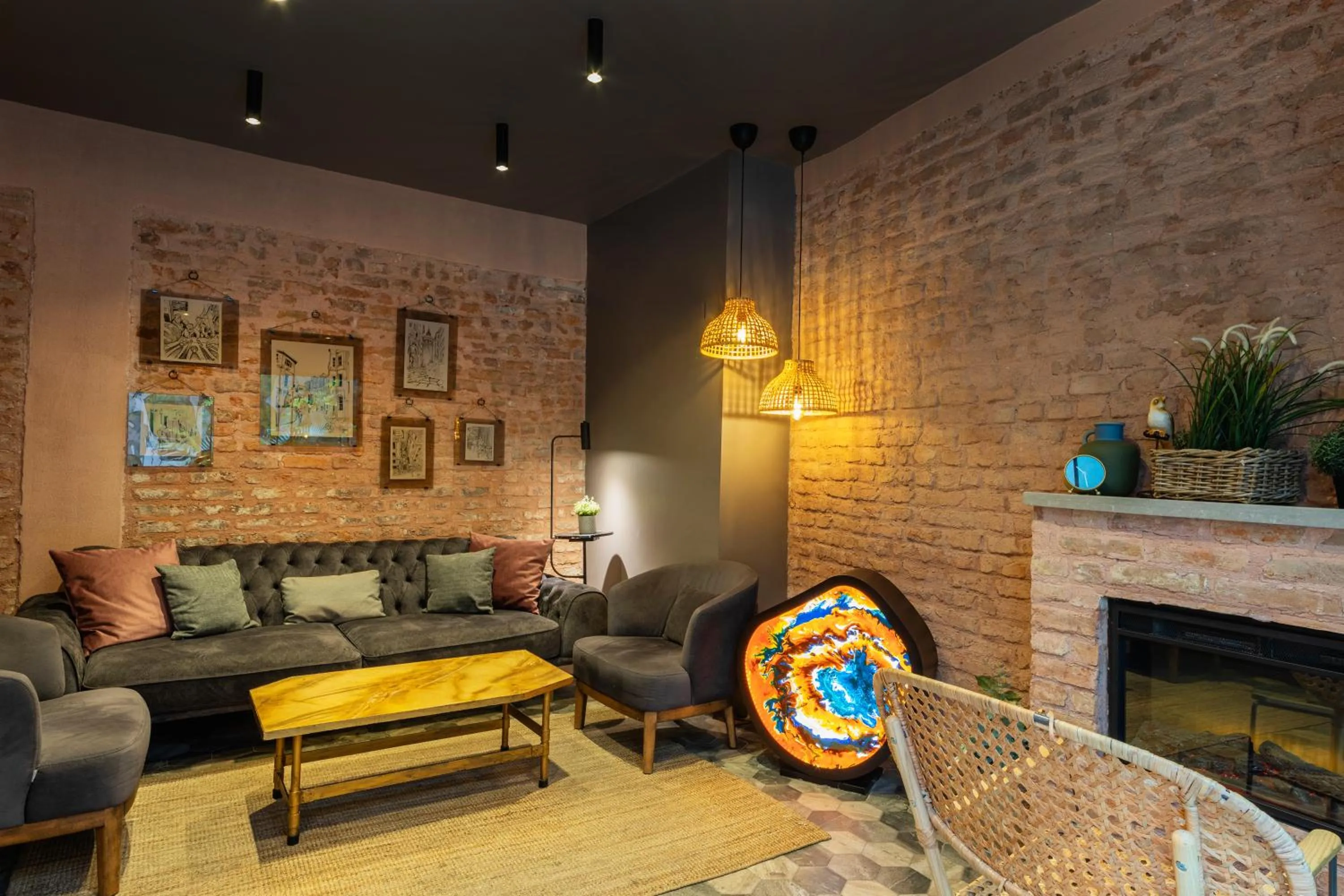 Seating area in Ayramin Deluxe Hotel Taksim