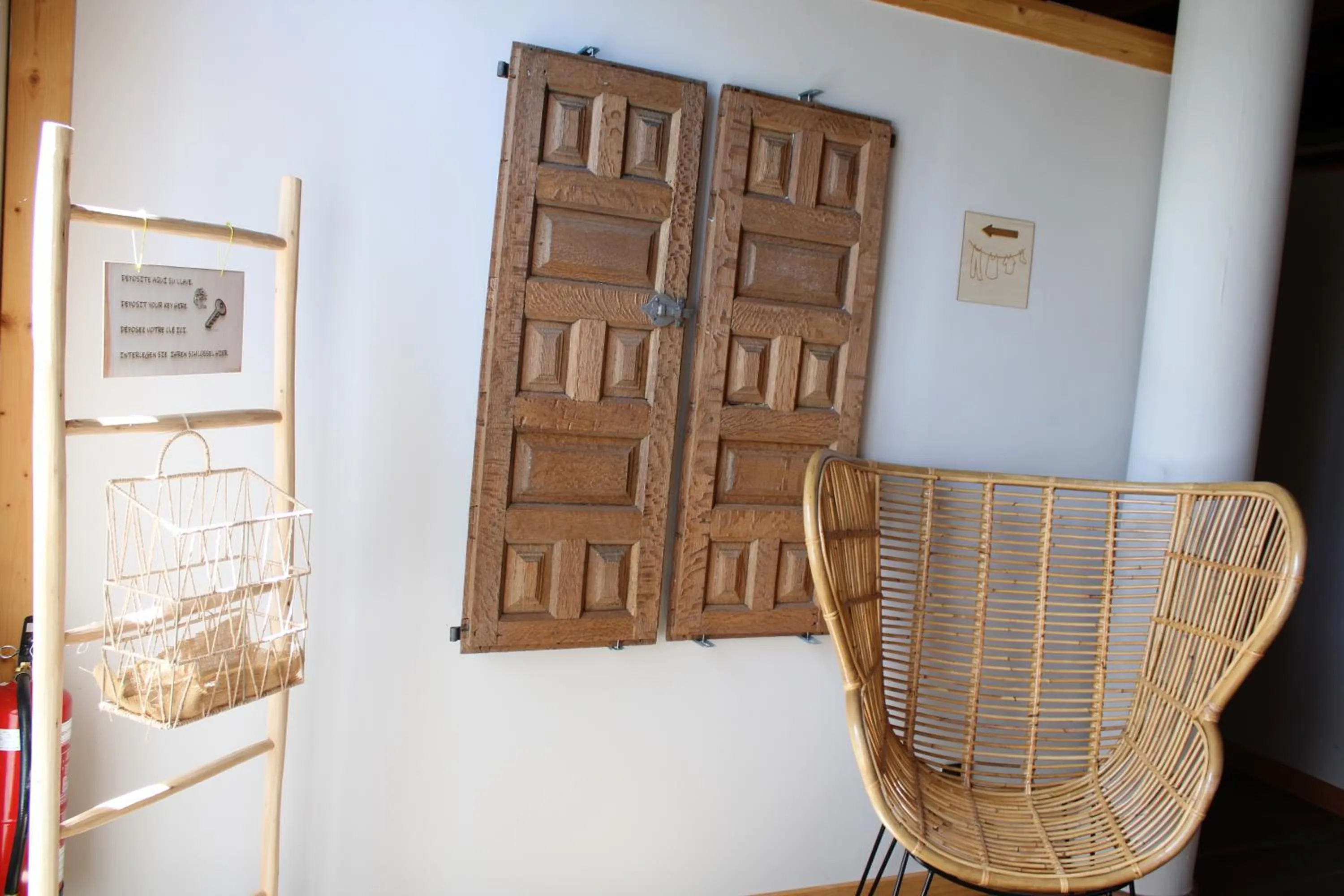 Decorative detail in Albergue Jakue