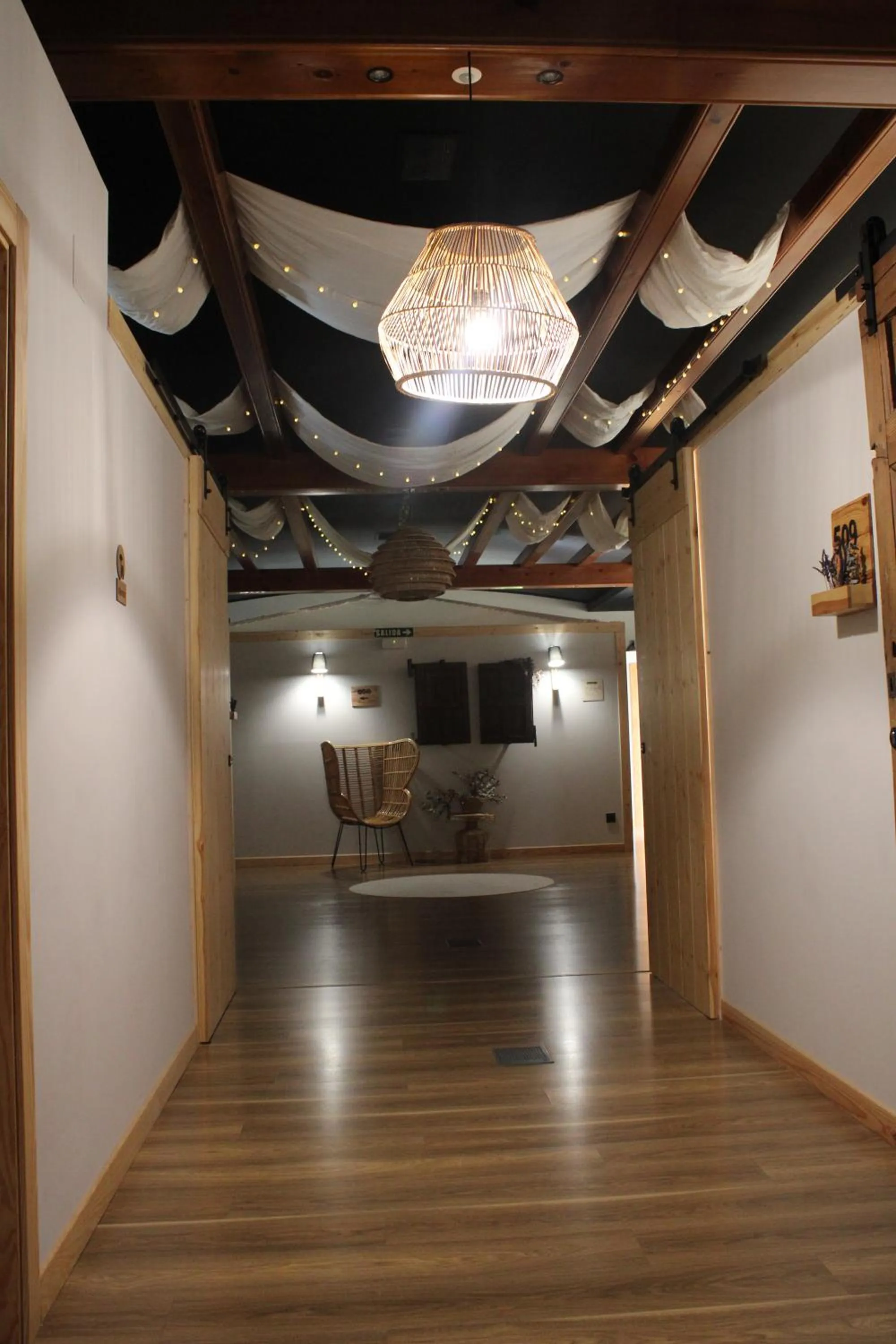 Decorative detail in Albergue Jakue