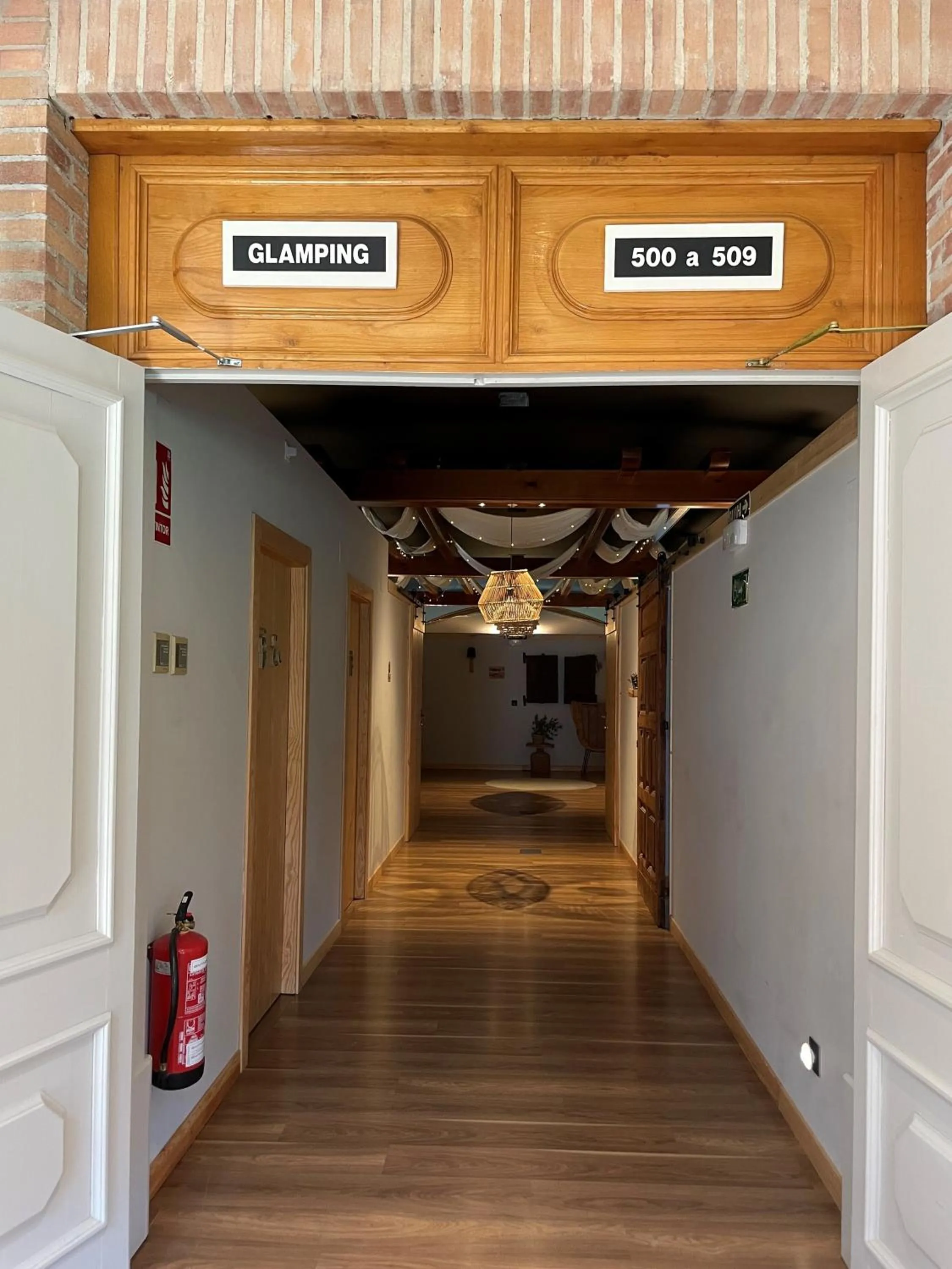 Lobby or reception in Albergue Jakue