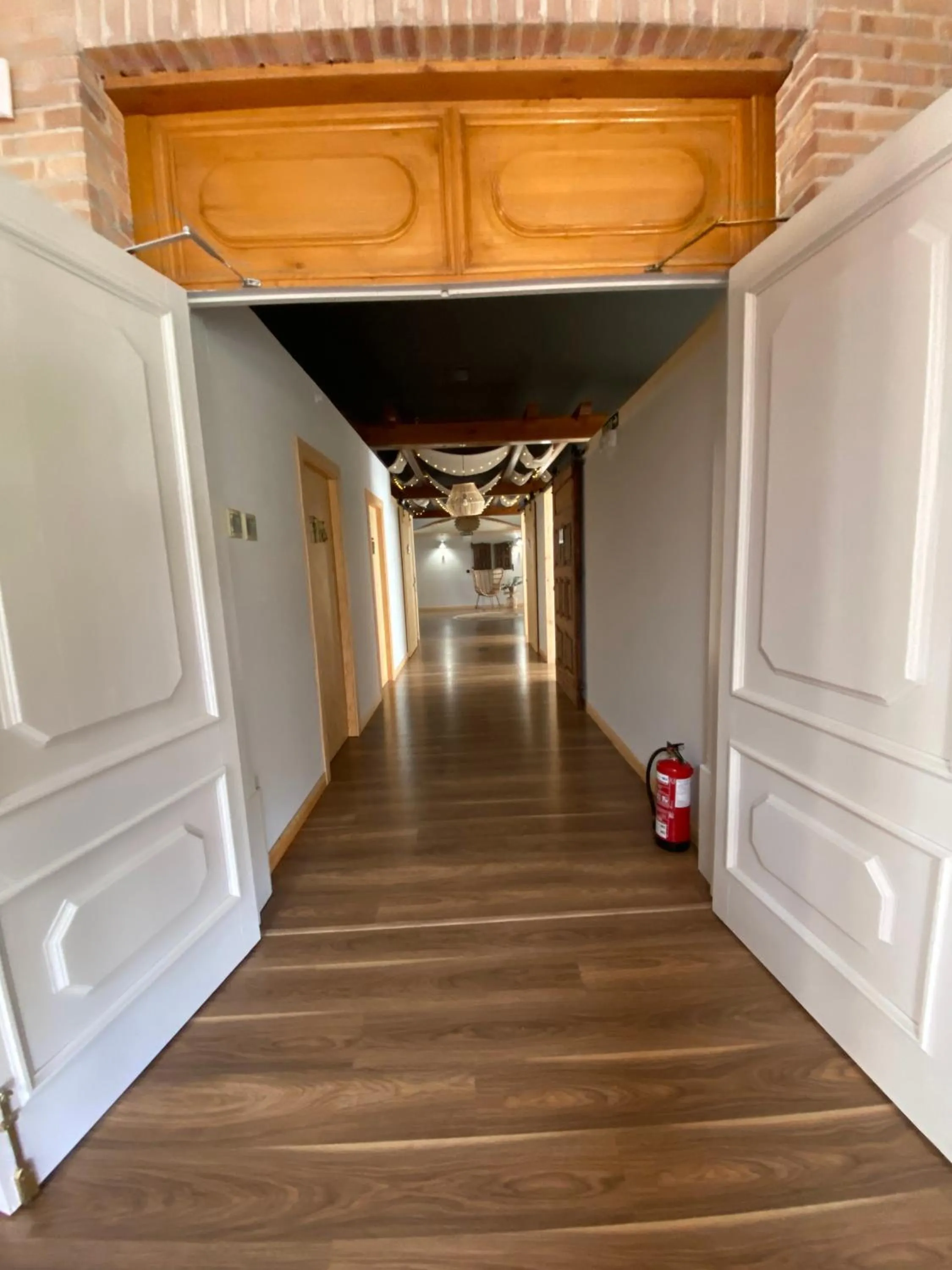 Facade/entrance in Albergue Jakue