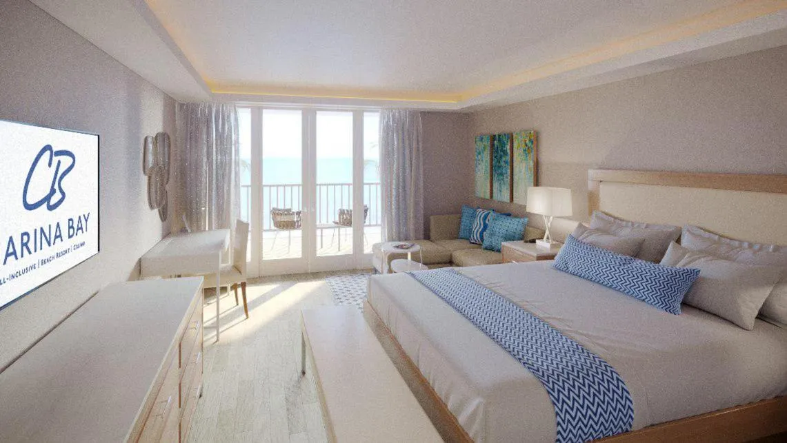Bed in Carina Bay Boutique All inclusive Resort & Casino
