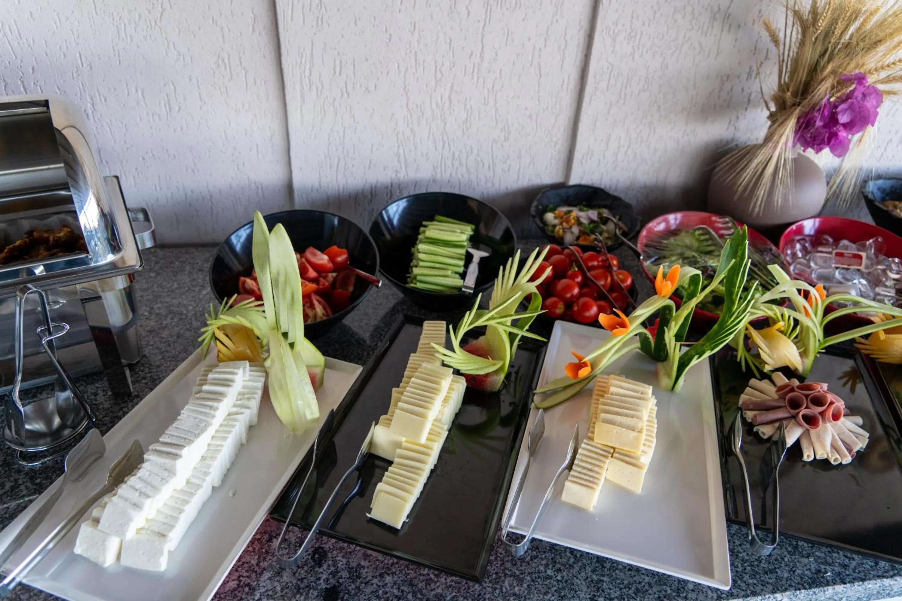 Buffet breakfast in Brow City Kaş