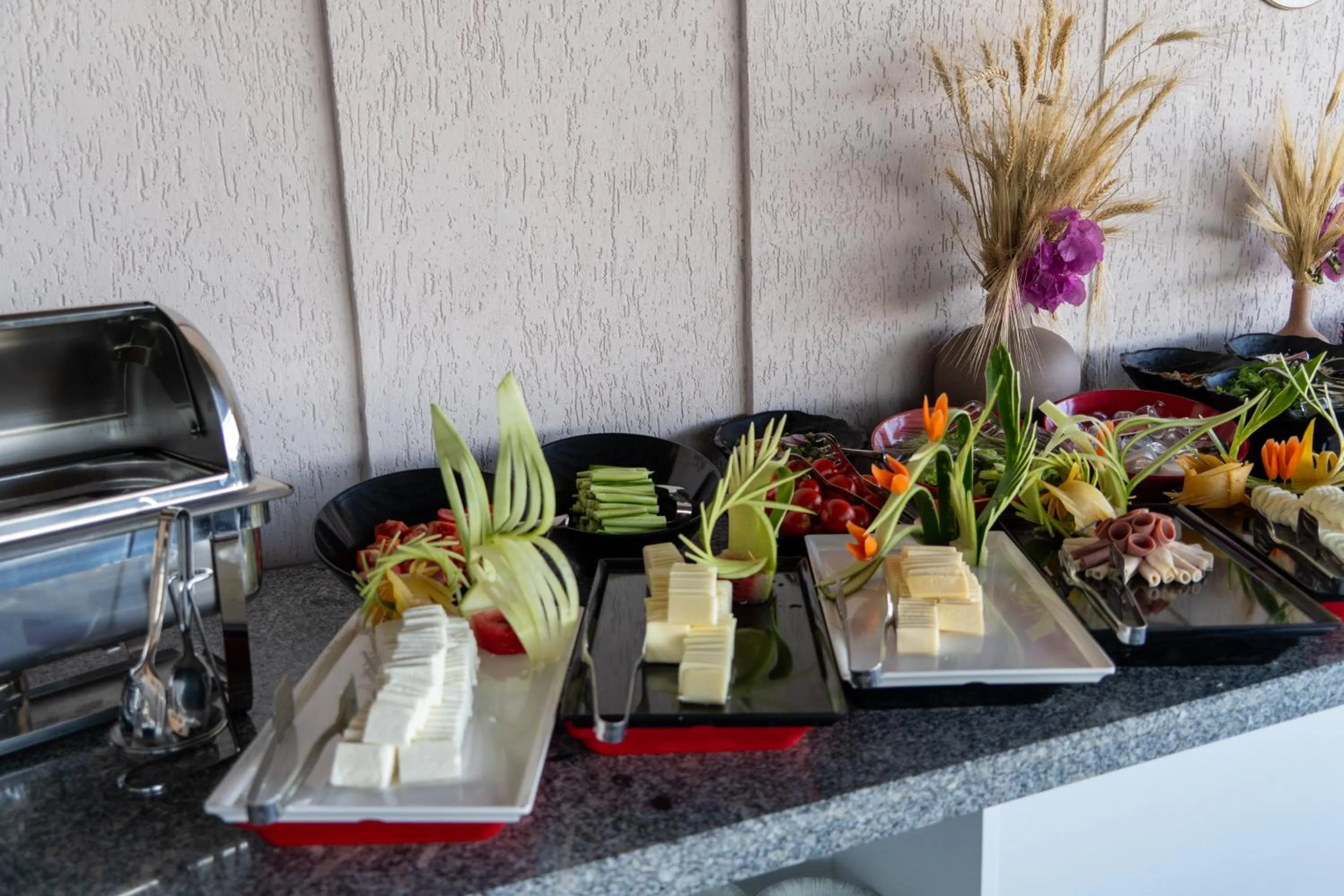 Buffet breakfast in Brow City Kaş