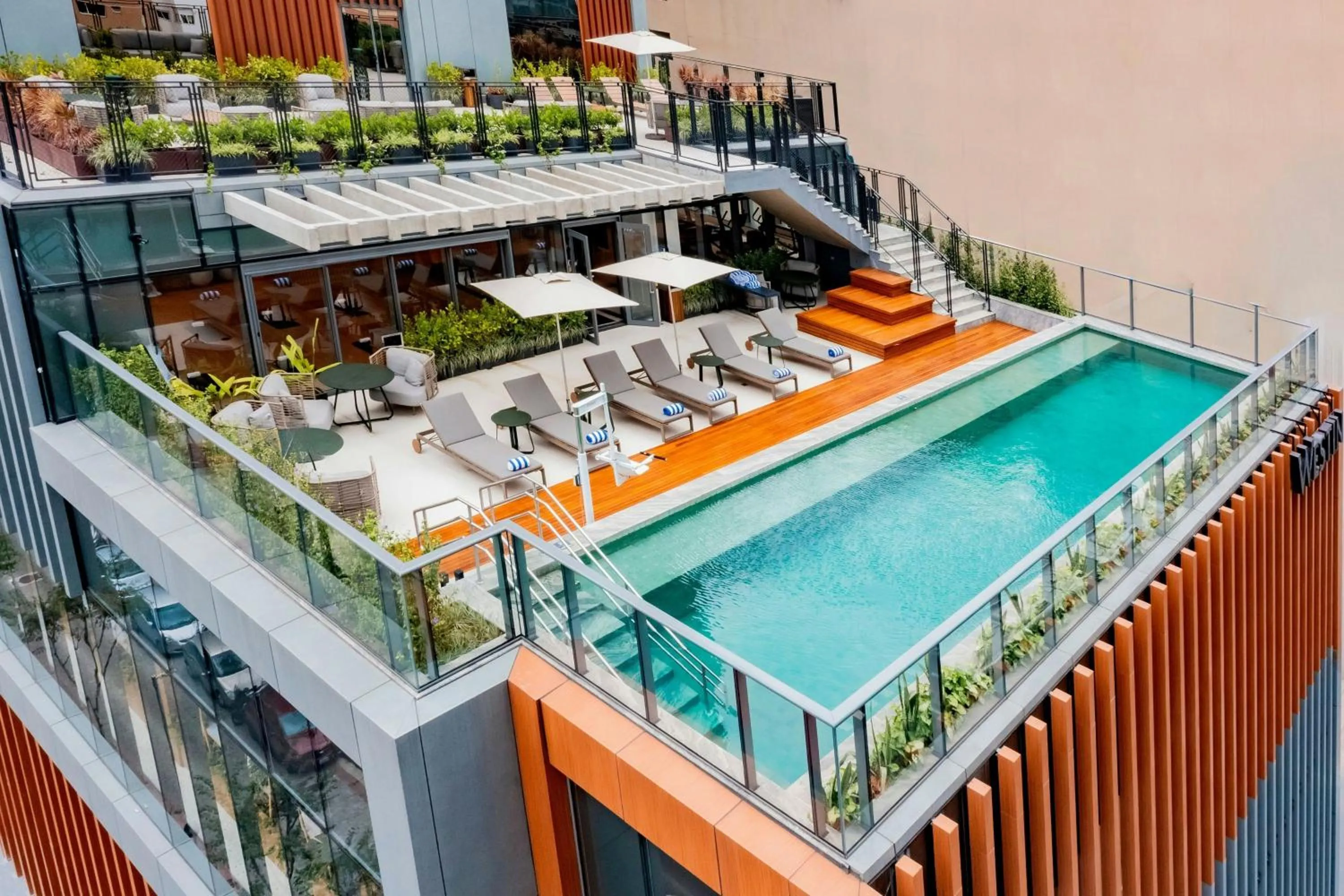 Swimming pool in The Westin Sao Paulo