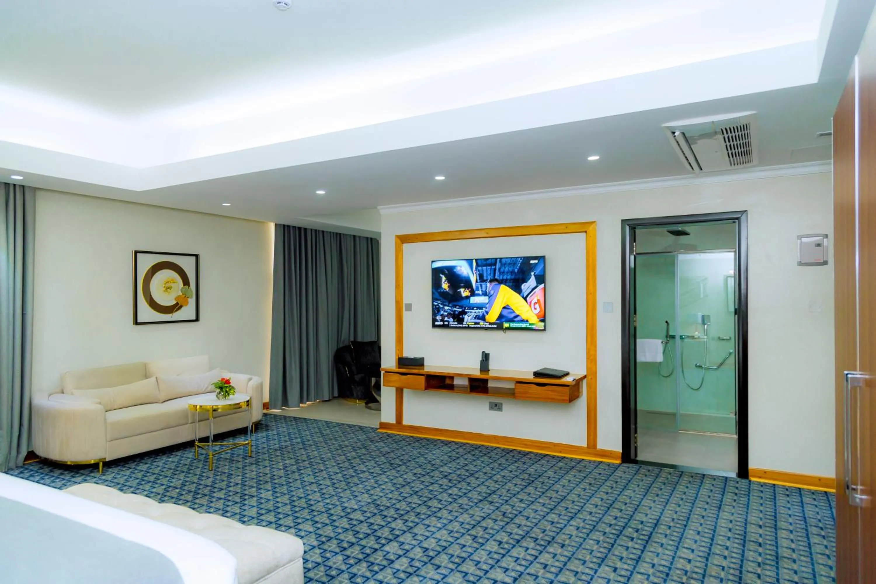 Bed in Kigali Paramount Hotel