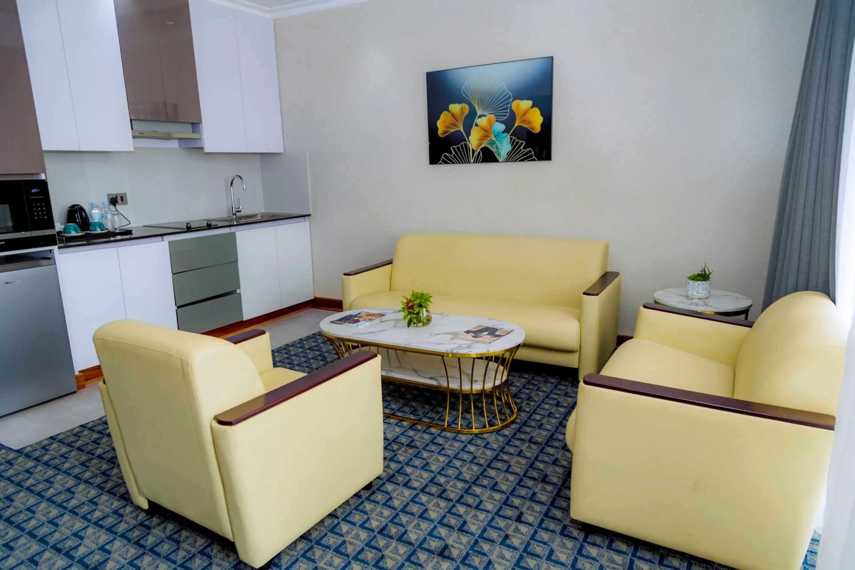 Kitchen or kitchenette in Kigali Paramount Hotel